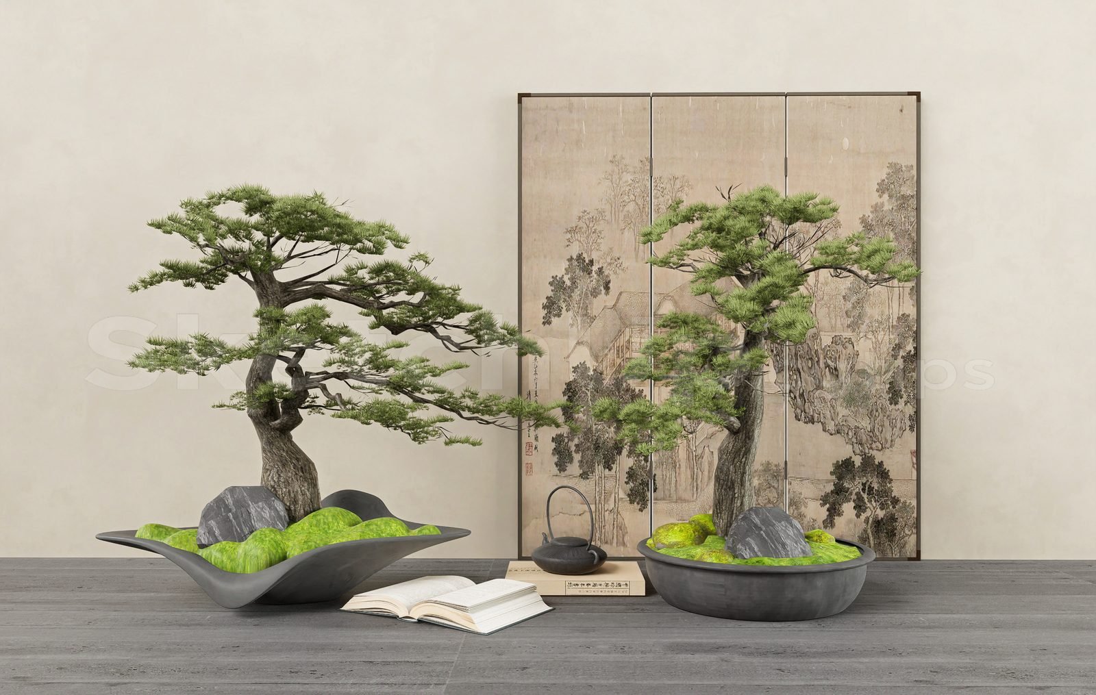 16965. تنزيل نموذج مجاني من Bonsai Tree Model (1)