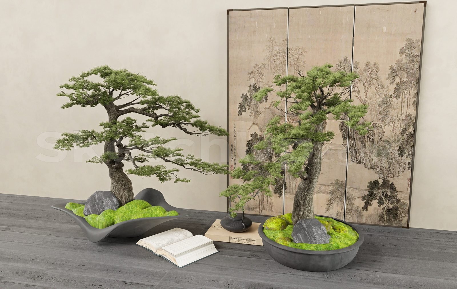 16965. تنزيل طراز Tree Sketchup Bonsai (2)