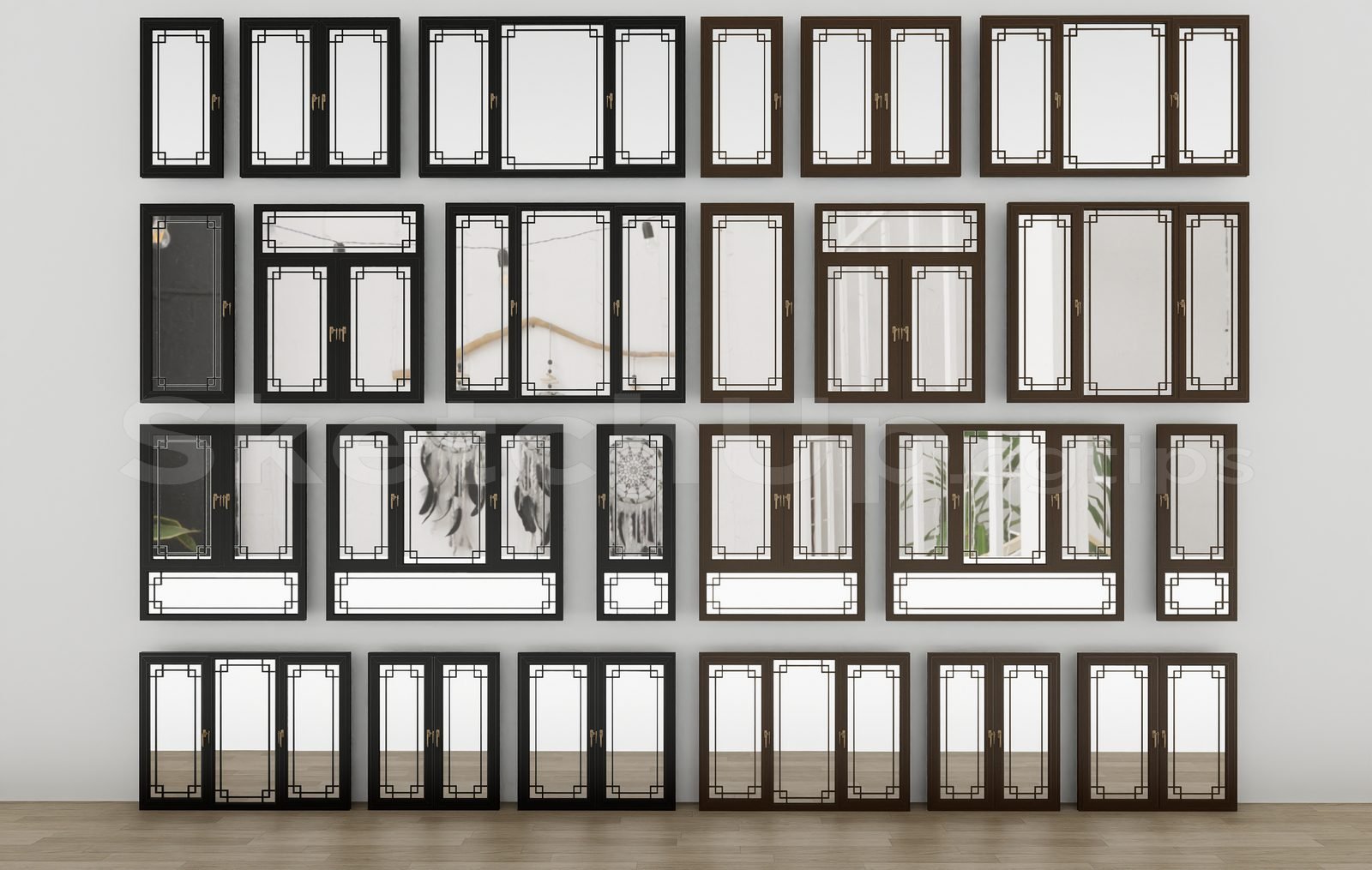 17041. تنزيل نماذج Sketchup Windows (1)