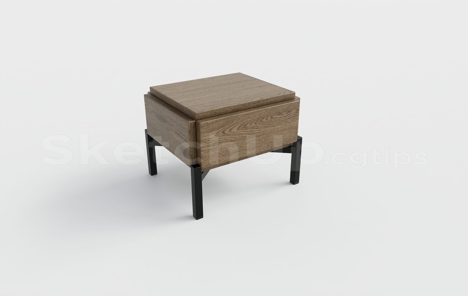 17061. تنزيل طاولة الجدول الجانبية لرسمية السرير (2)