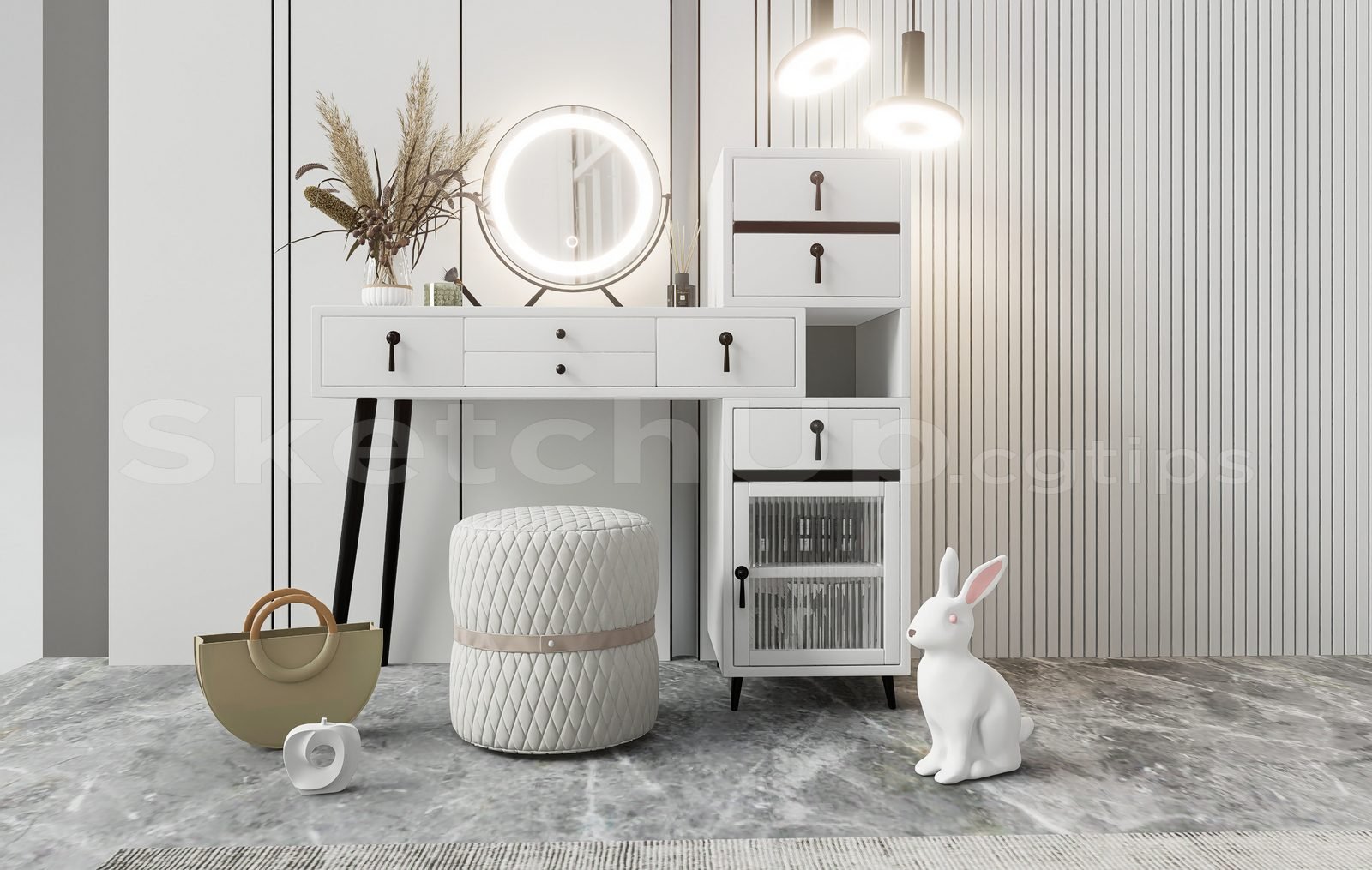 17120. تنزيل نموذج جدول مكياج الرسم المجاني (2)