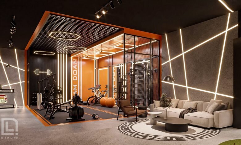 17069. Sketchup Gym و Golf Room الداخلي تنزيل بواسطة Dieu Linh (1)