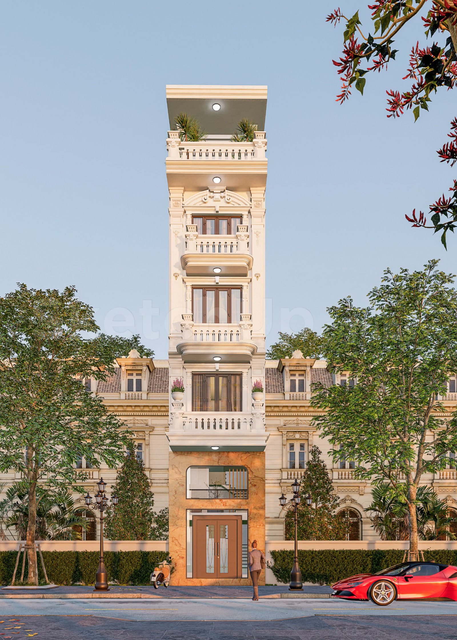 20591. تنزيل نموذج Sketchup House الخارجي (1)