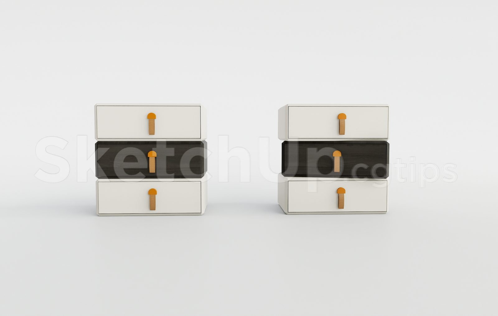 17190. تنزيل طاولة الجدول الجانبية لرسمية السرير (2)