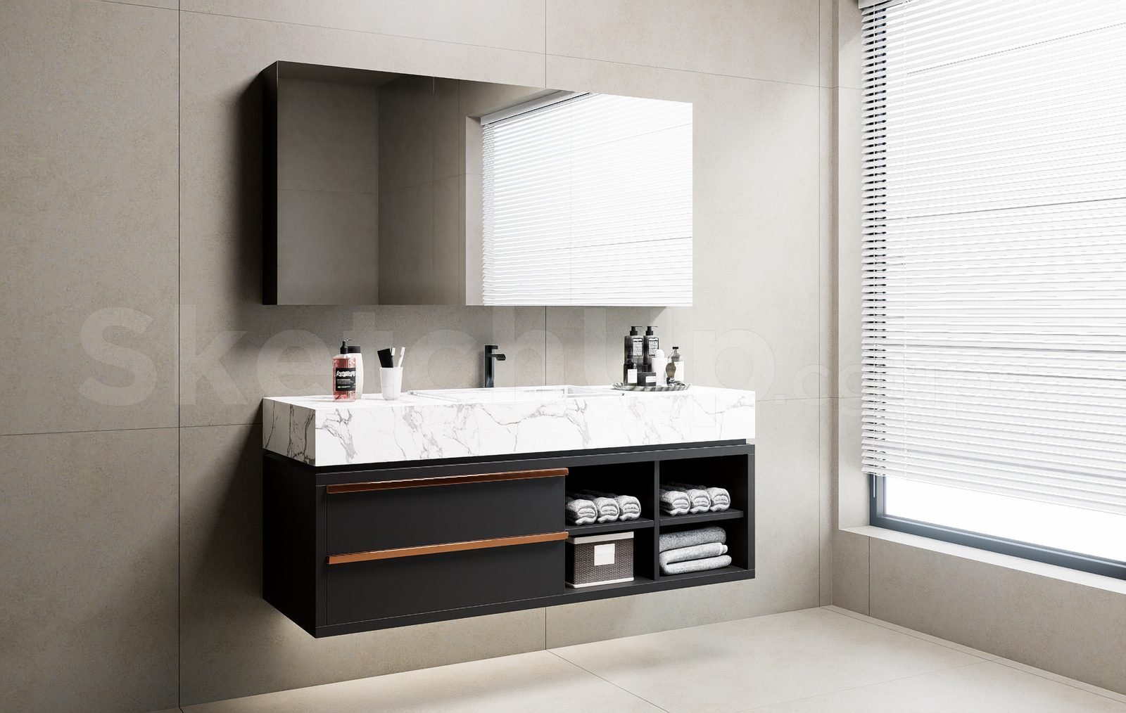 17196. تنزيل نموذج Sketchup Lavabo (1)