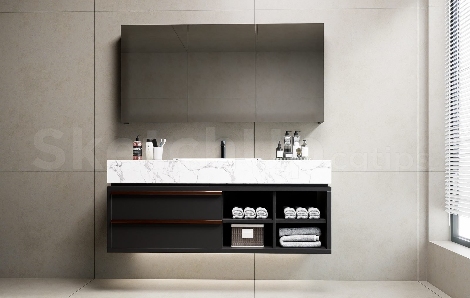 17196. تنزيل نموذج Sketchup Lavabo (2)