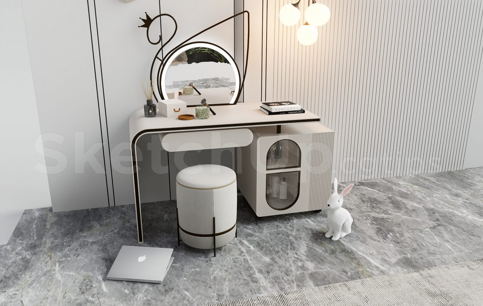 17200. تنزيل نموذج جدول مكياج رسم مرسم مجاني (2)