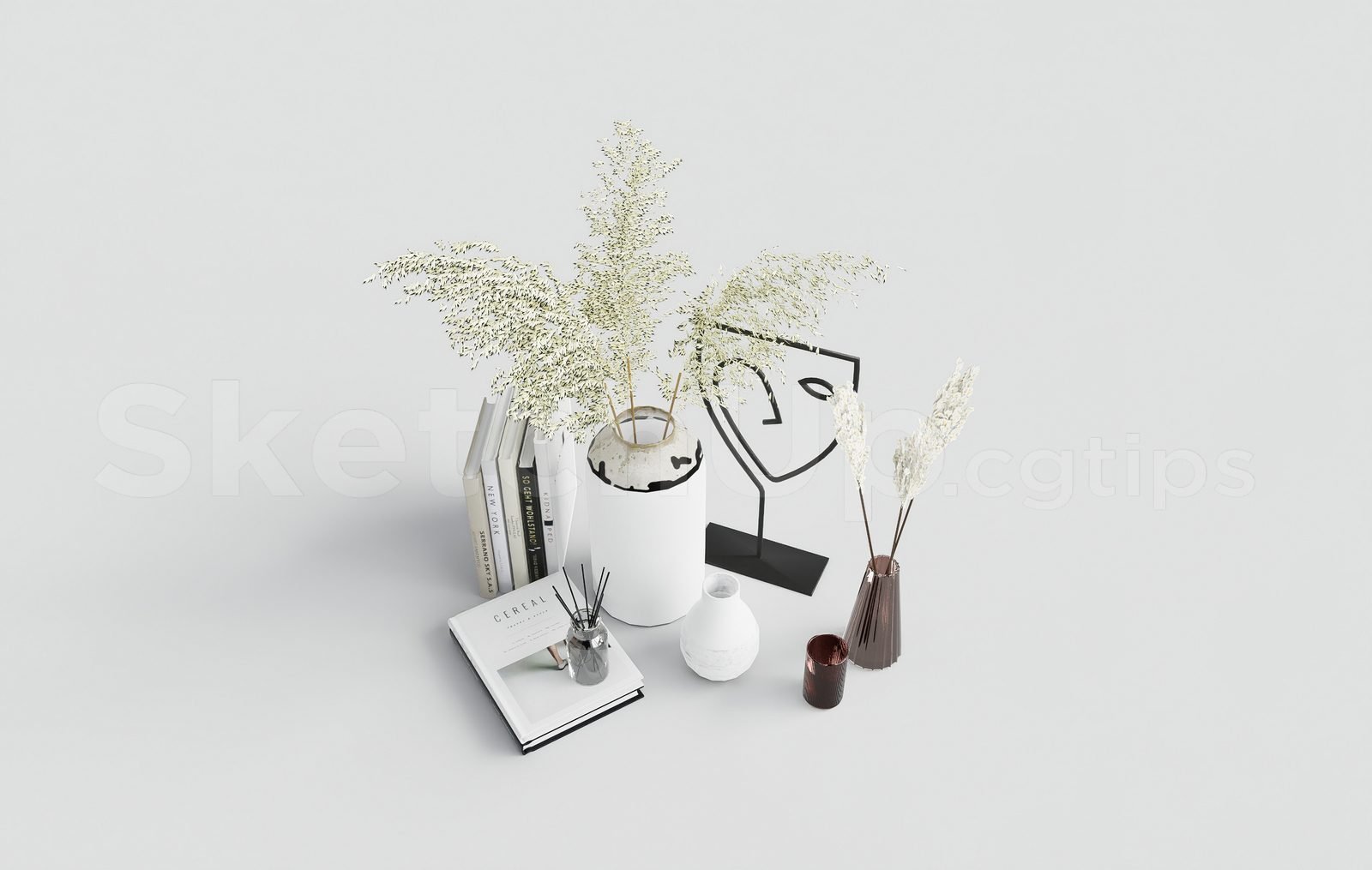 17206. تنزيل نموذج مجموعة زخرفية مجانية (2)