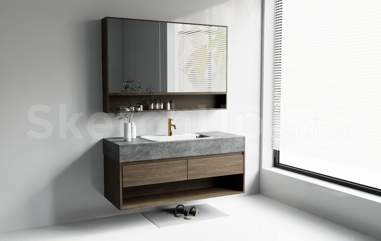 17227. تنزيل نموذج Sketchup Lavabo (1)