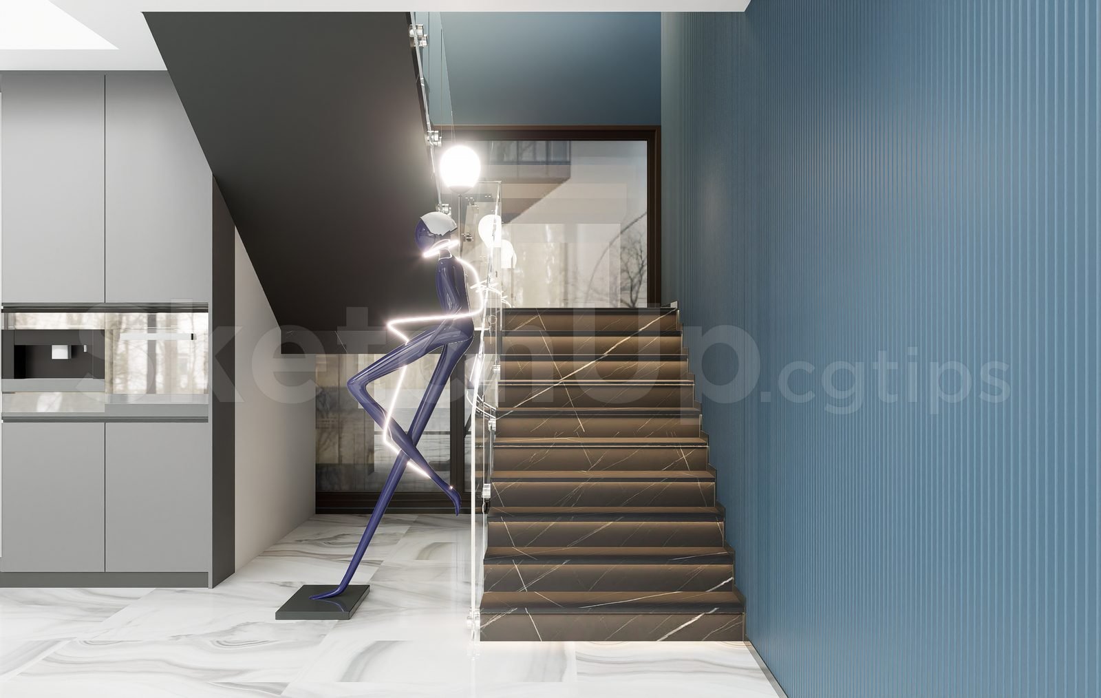 17262. تنزيل نموذج الدرج المجاني Sketchup (2)