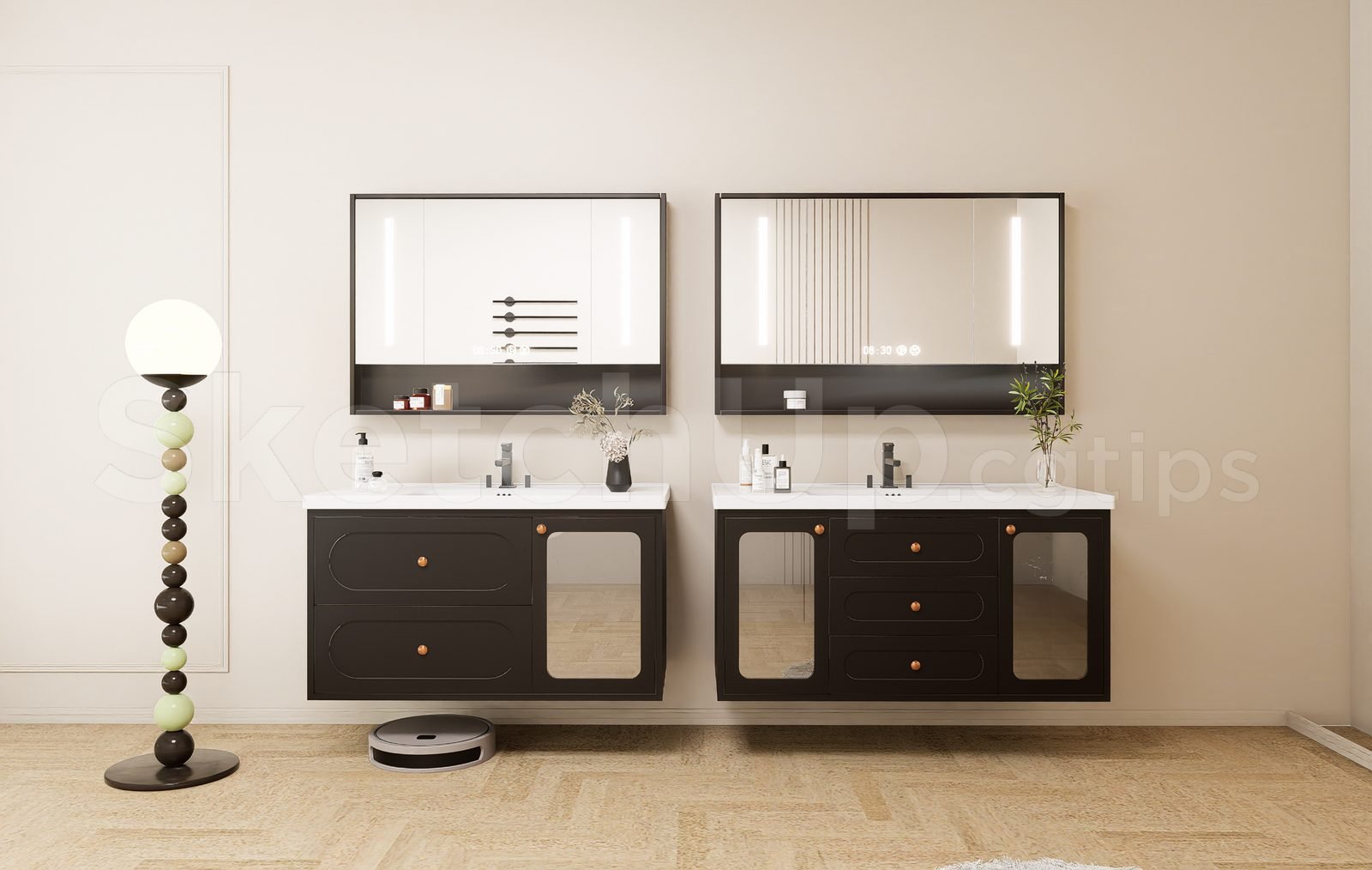 17270. Sketchup Lavabo Model Download (1)