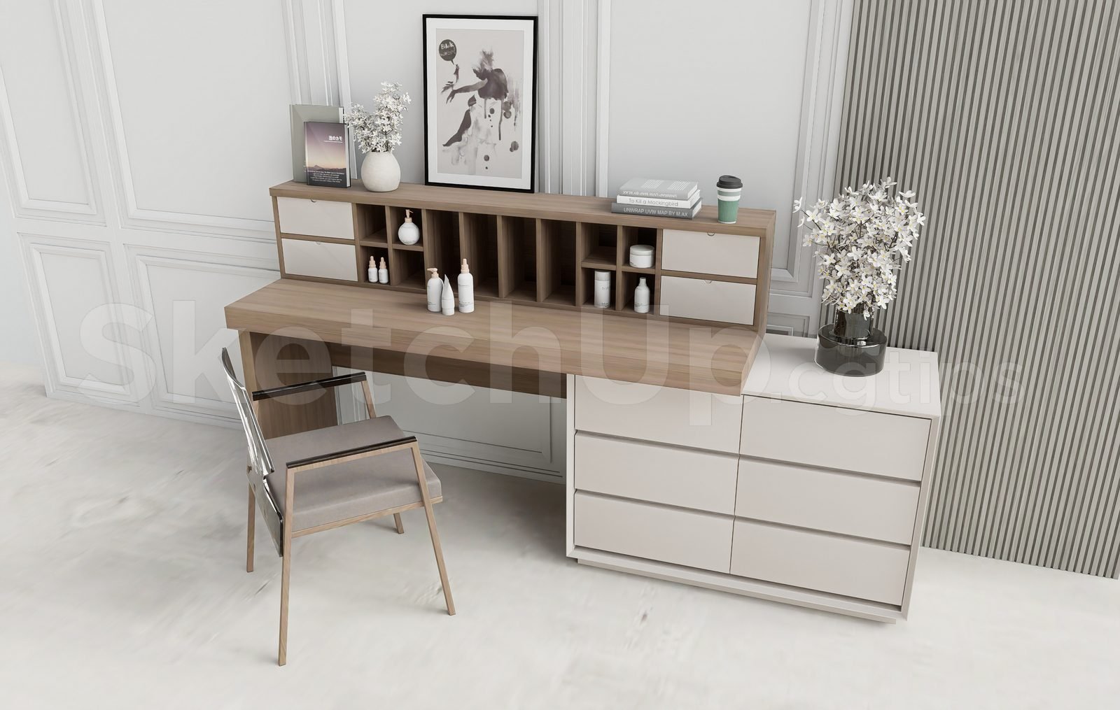 17301. تنزيل طاولة مكياج رسم مرسم مجاني (2)