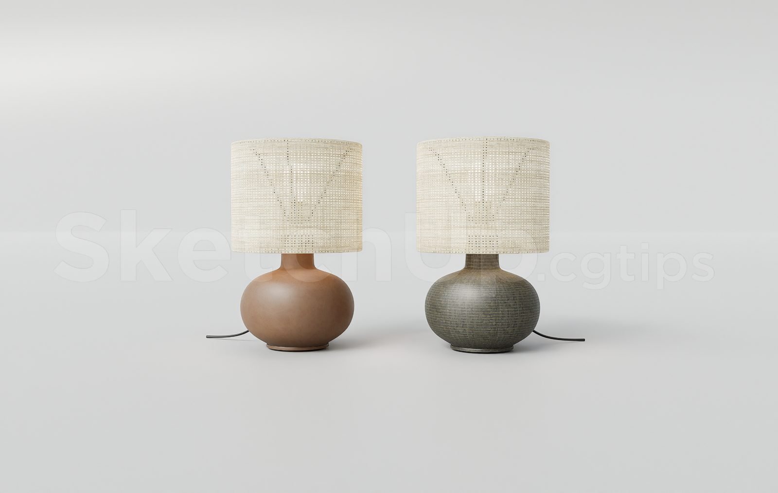 17316. تنزيل نموذج مصباح طاولة الرسم المجاني (1)