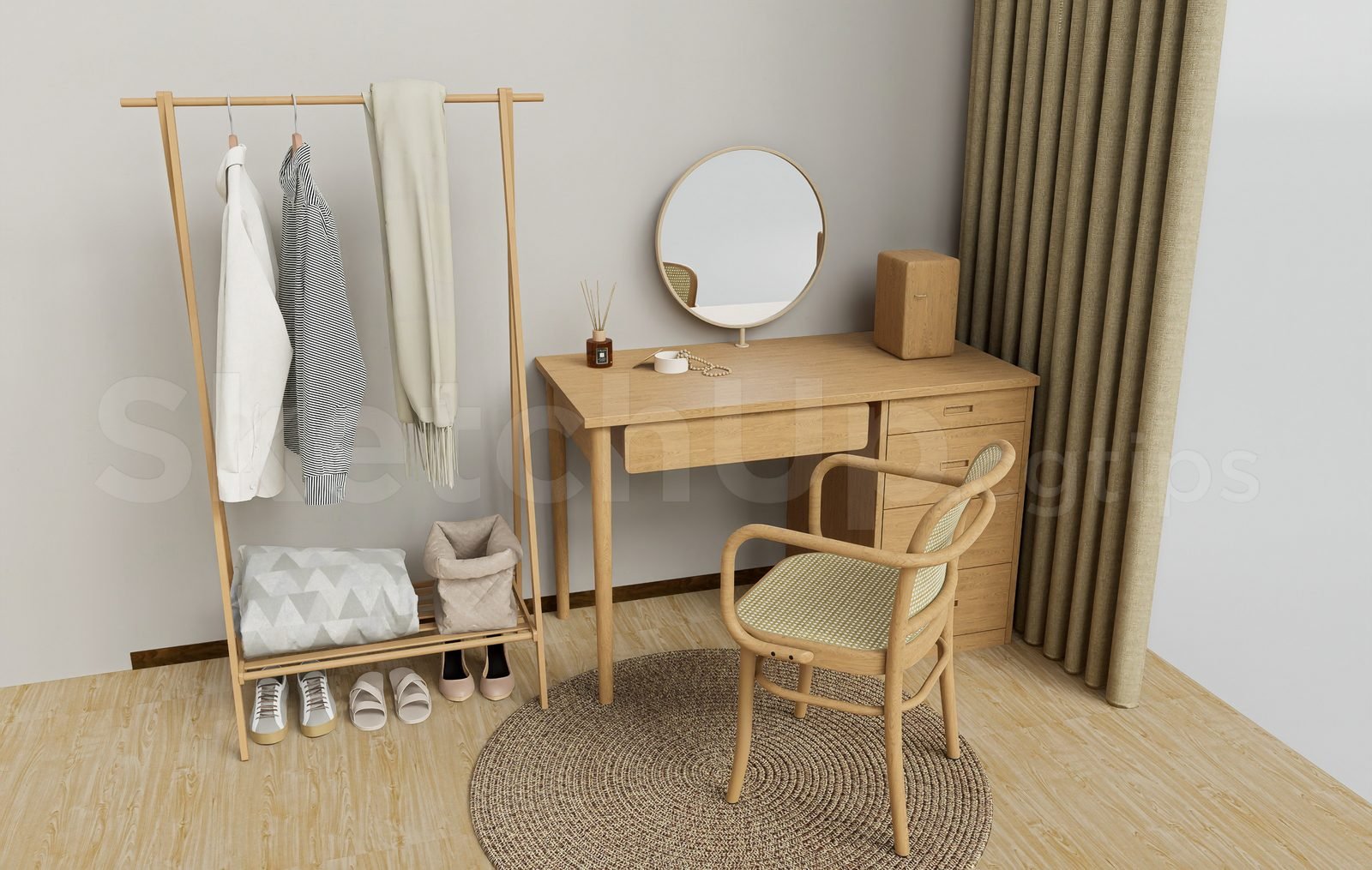 17353. تنزيل نموذج جدول مكياج الرسم المجاني (1)