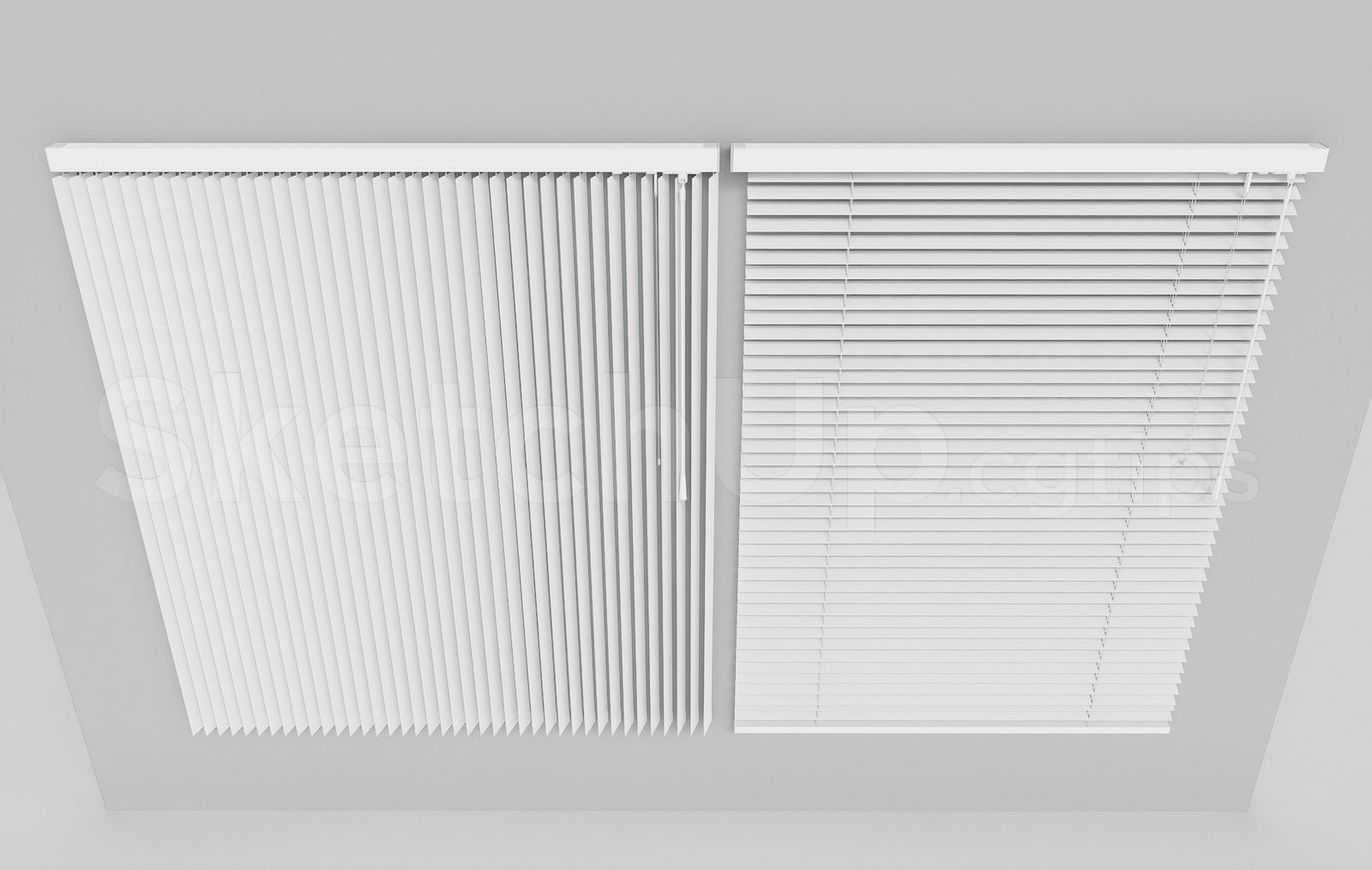 17434. تنزيل نموذج Sketchup Curtain Model (2)