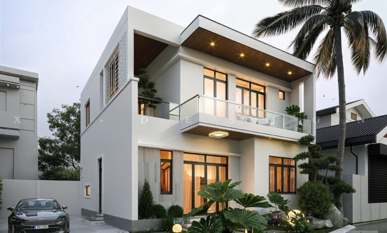 17157. نموذج رسم خارجي من Sketchup House Download بواسطة Nguyen Xuan Truong (1)