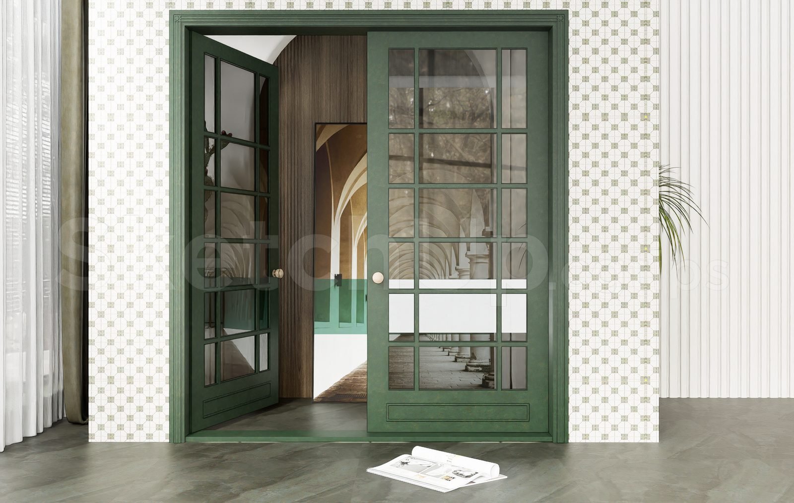 17533. تنزيل نموذج باب رسم مرسم مجاني (2)