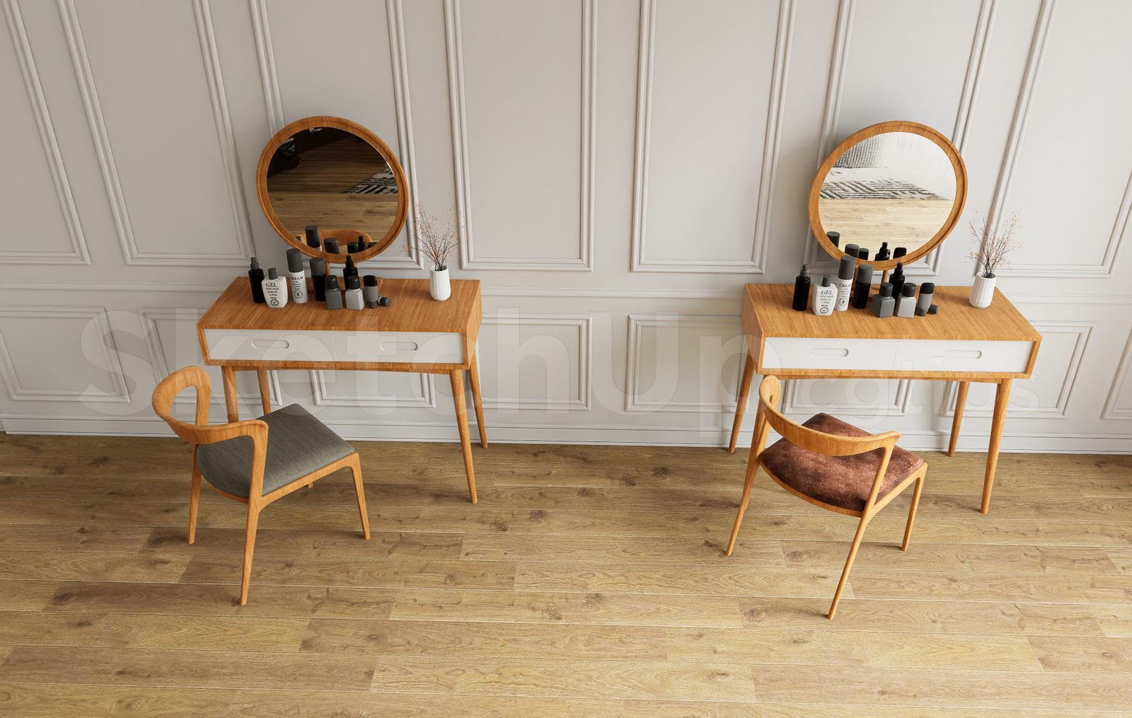 17539. تنزيل نموذج جدول مكياج الرسم المجاني (1)