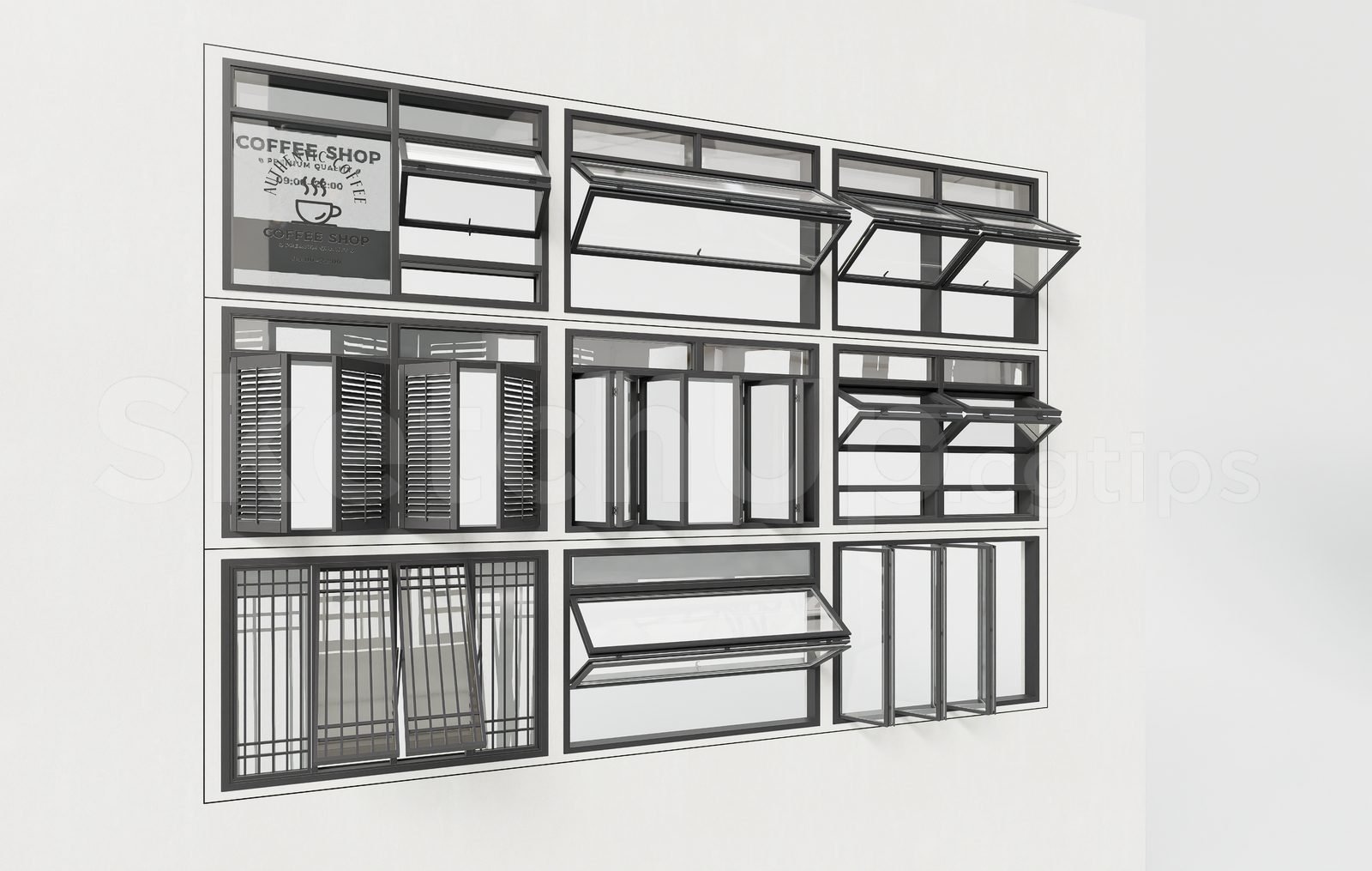 17646. تنزيل نماذج Sketchup Windows (1)