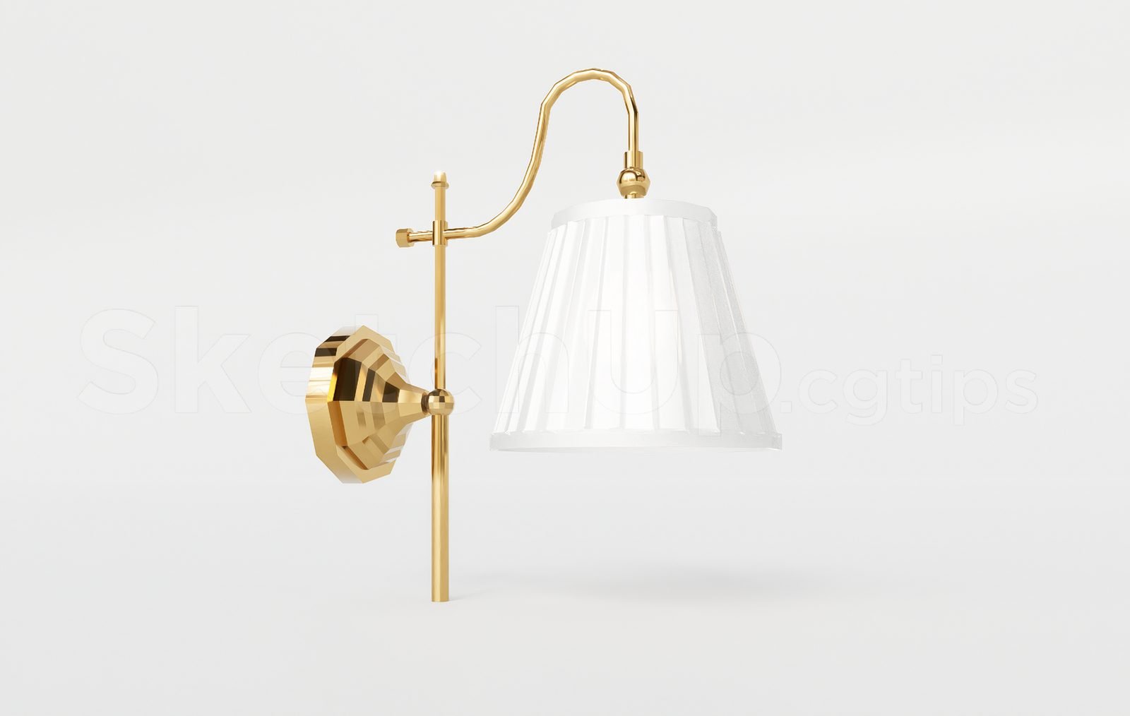 17655. تنزيل نموذج Sketchup Wall Light Model (1)