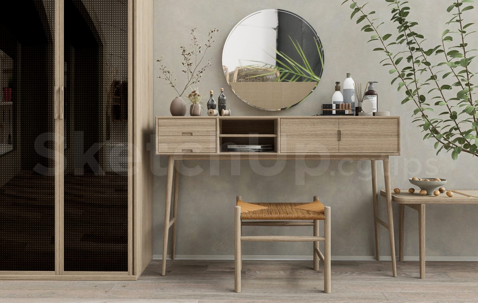 17766. تنزيل نموذج جدول مكياج الرسم المجاني (1)