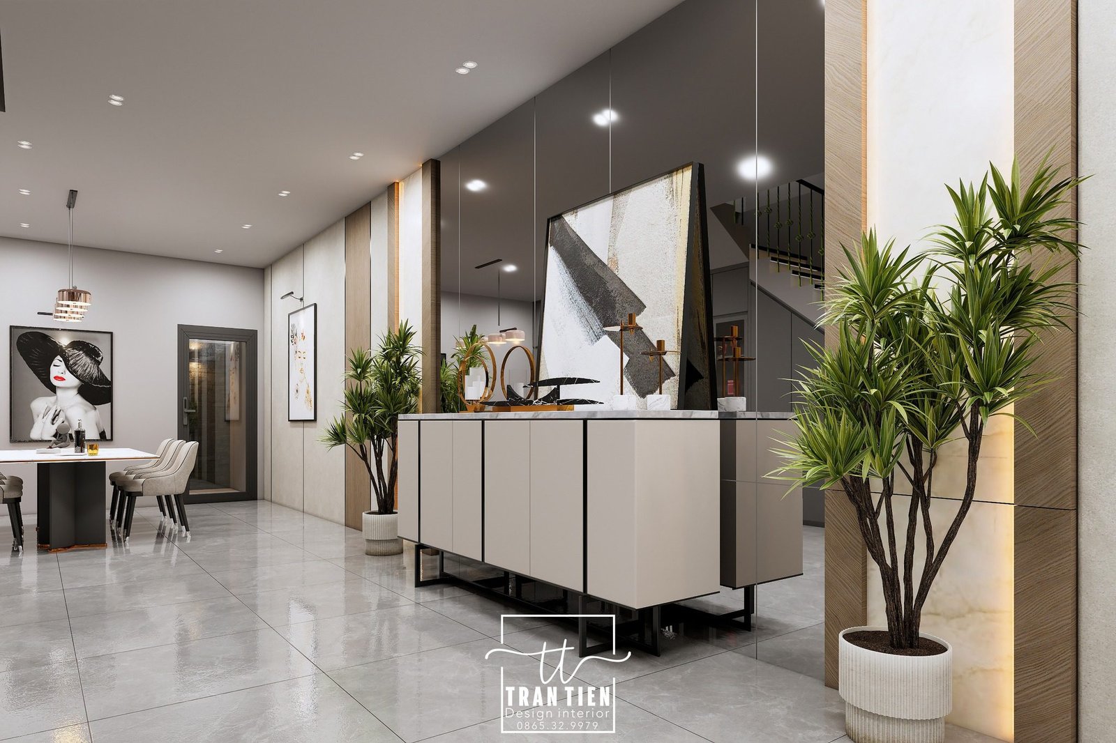 17786. غرفة المعيشة Sketchup المجانية - نموذج المطبخ الداخلي تنزيل بواسطة Tran Tien (9)