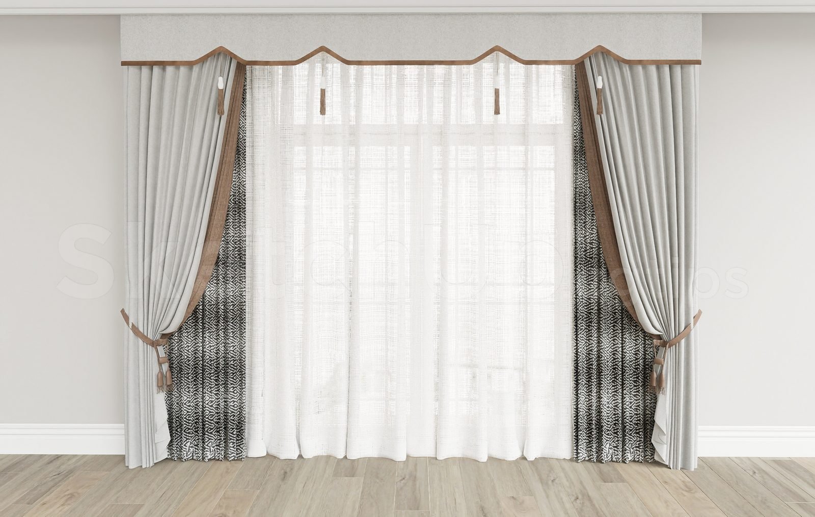 17922. قم بتنزيل نموذج الستار المجاني لـ Sketchup (1)