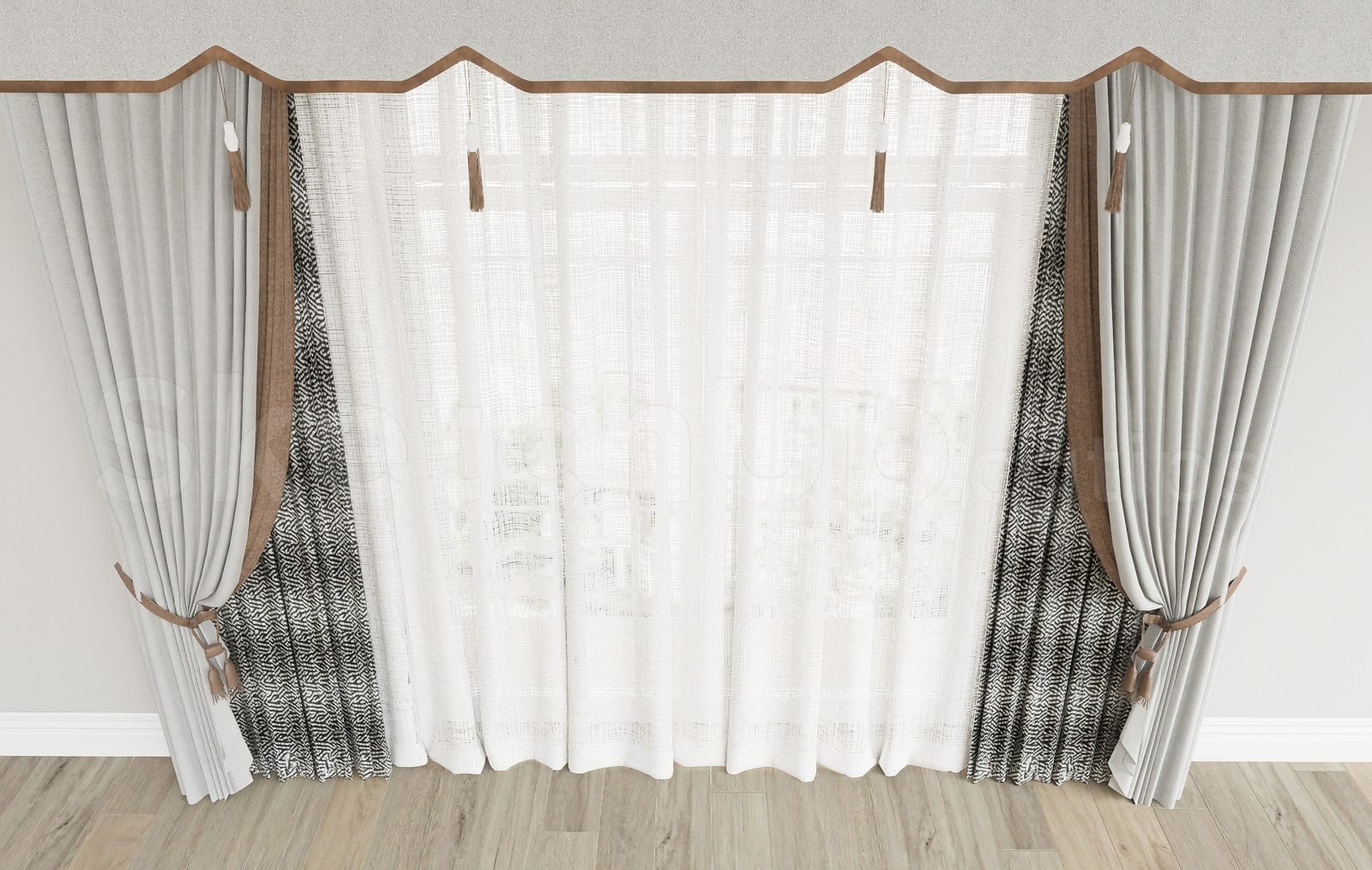 17922. قم بتنزيل نموذج الستار المجاني لرسومات Sketchup (2)