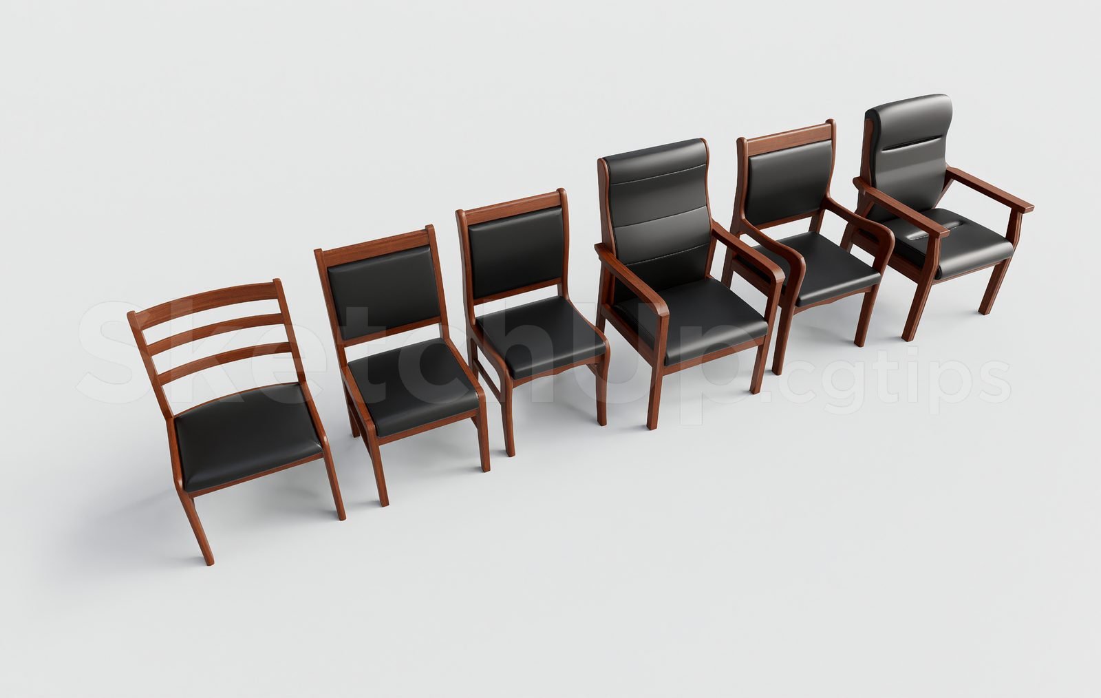 17929. تنزيل نموذج Sketchup Office Chair (1)