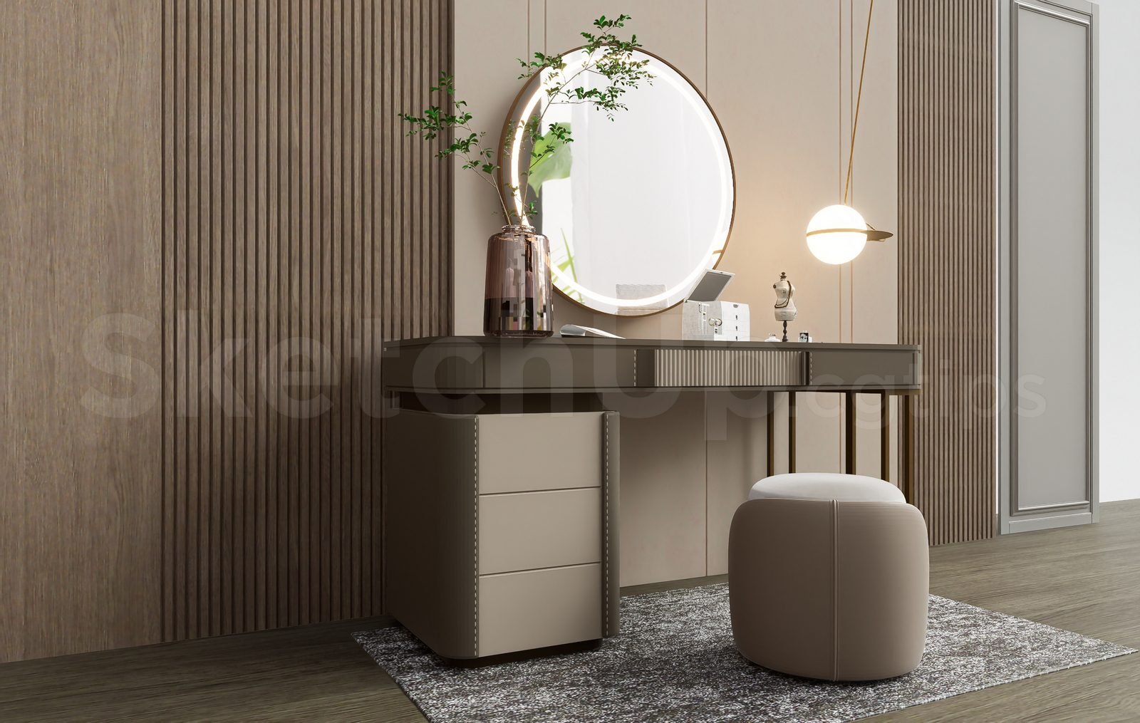 17944. جدول مكياج 3D Sketchup Free (2)