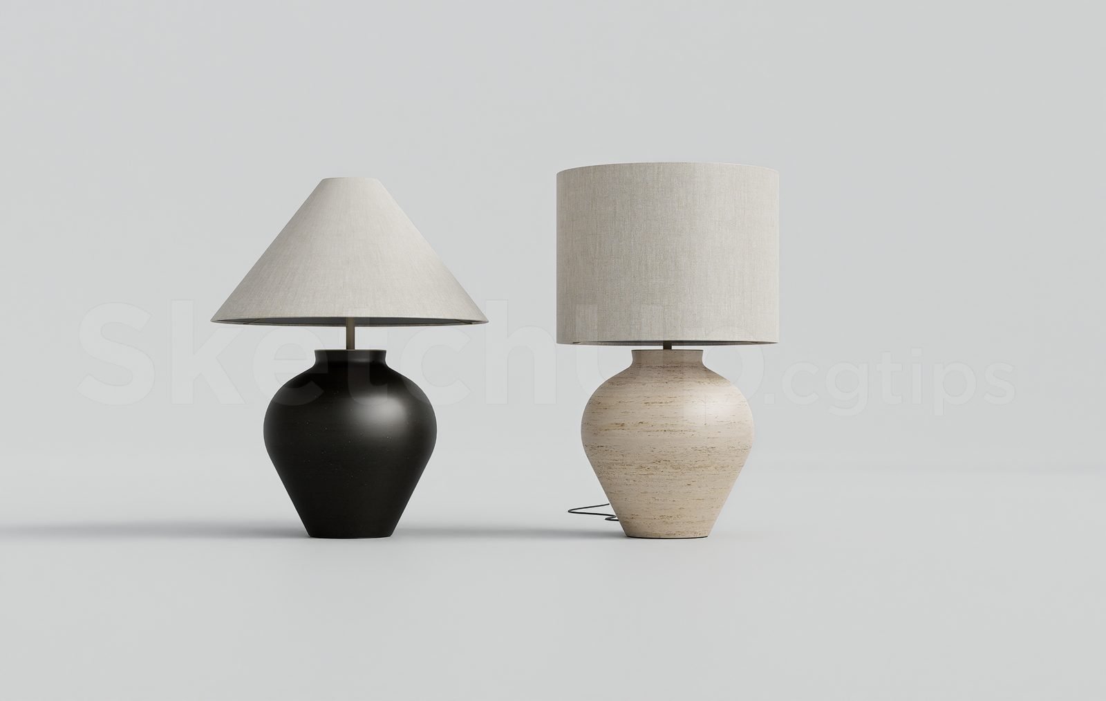 17990. تنزيل نموذج مصباح الجدول المجاني Sketchup 3D (2)