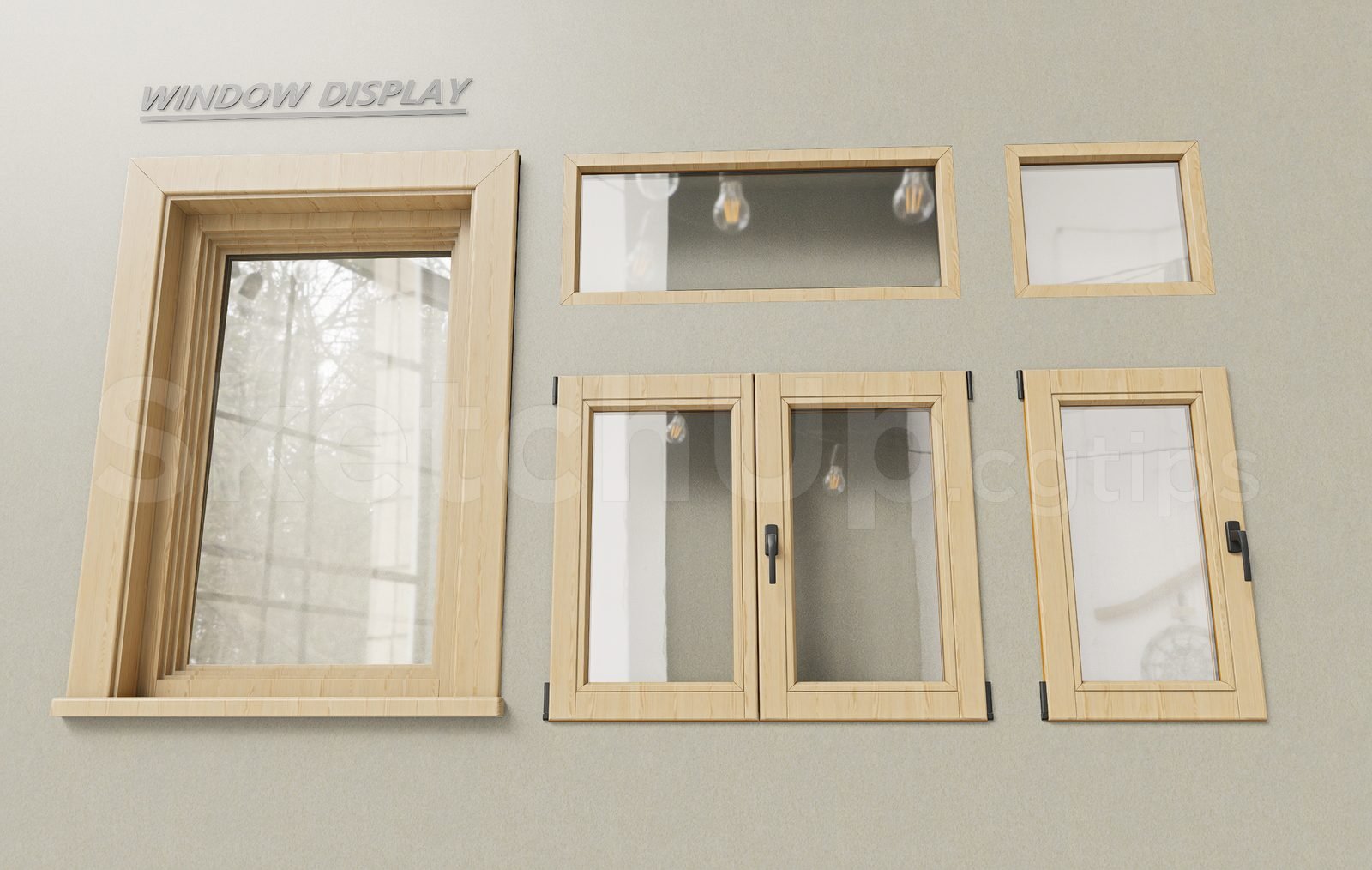 18022. تنزيل نماذج Sketchup Windows المجانية (1)