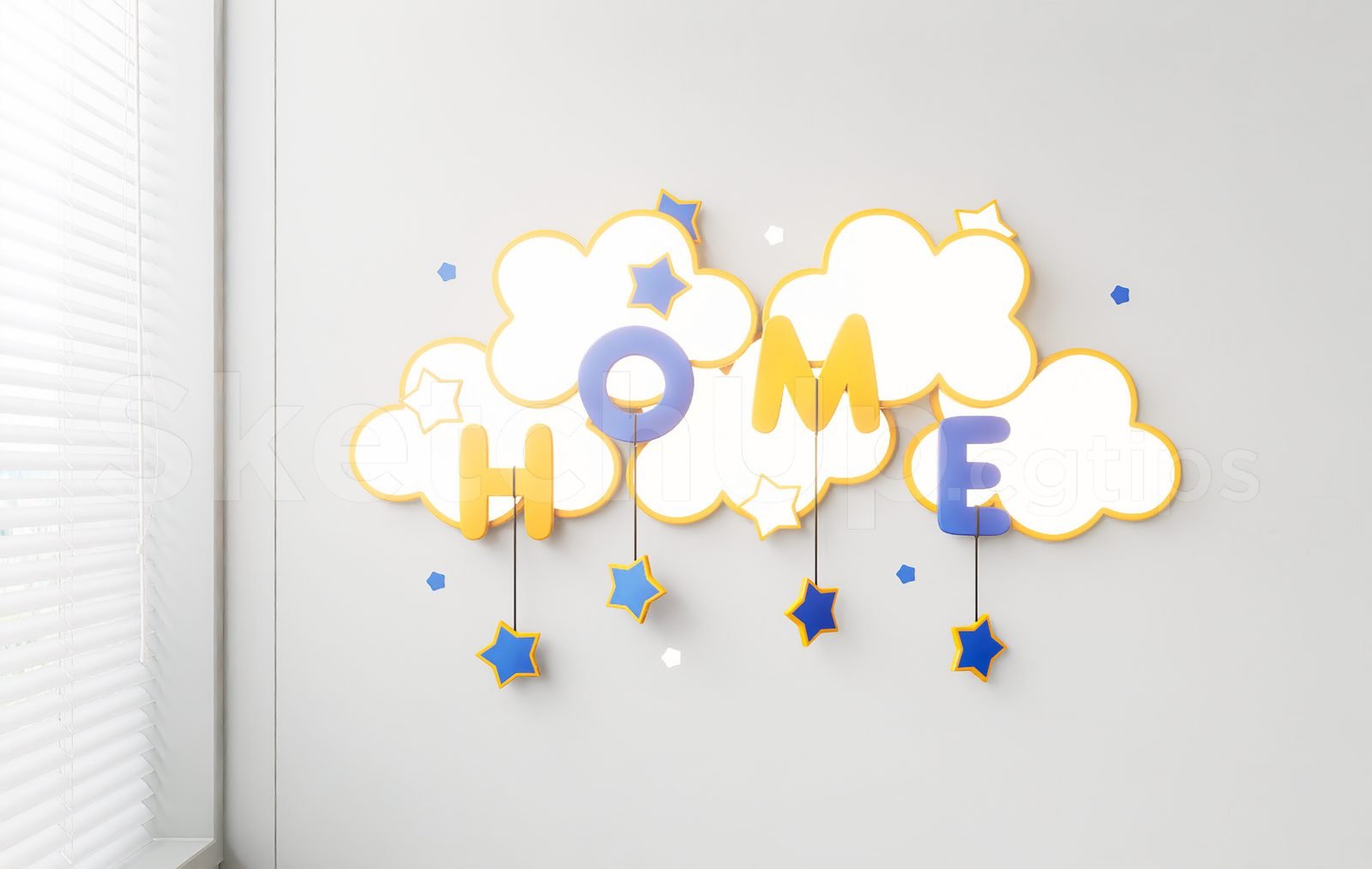 18047. تنزيل نموذج Sketchup Wall Light Model (1)