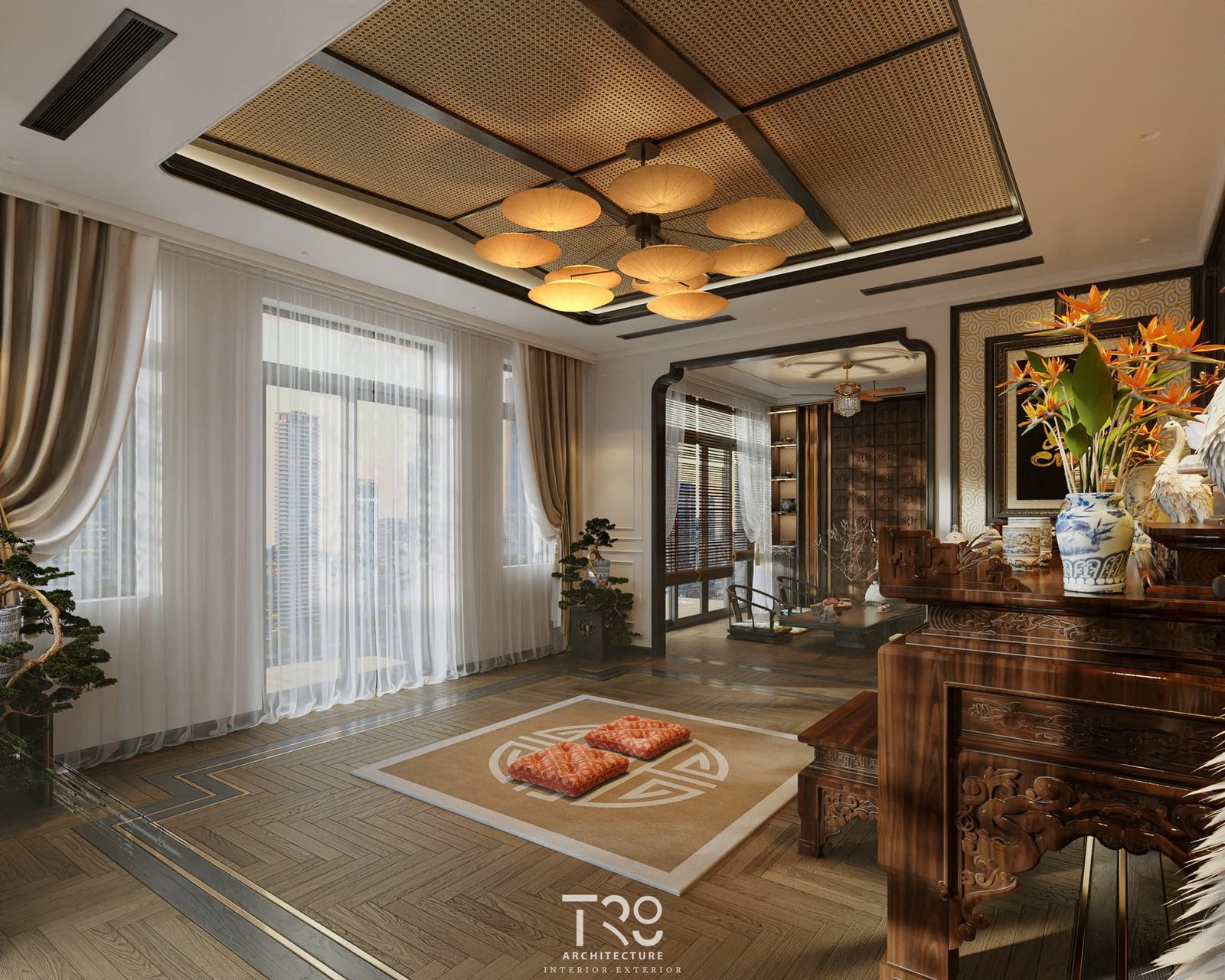 18094. تنزيل النموذج الداخلي لغرفة مذبح Sketchup مجانًا بواسطة Truong Vo (3)