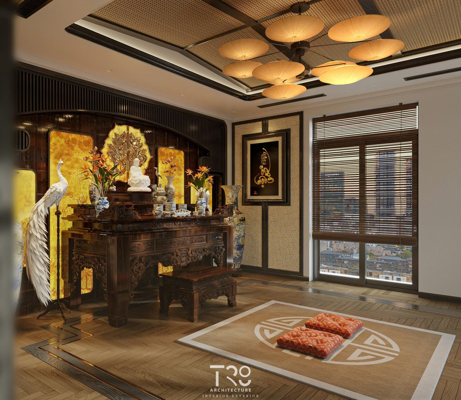 18094. تنزيل النموذج الداخلي لغرفة مذبح Sketchup مجانًا بواسطة Truong Vo (4)