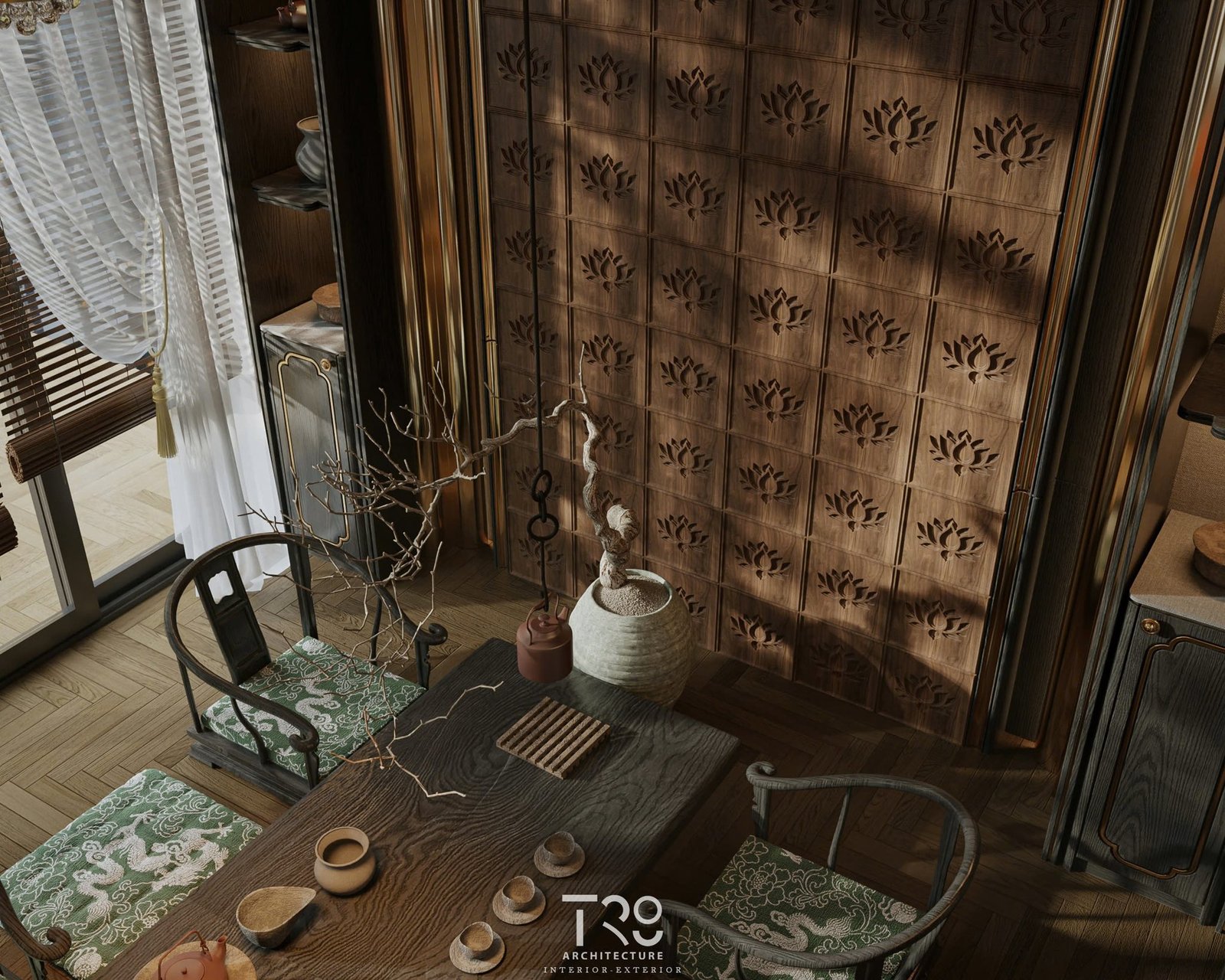 18094. تنزيل النموذج الداخلي لغرفة مذبح Sketchup مجانًا بواسطة Truong Vo (6)