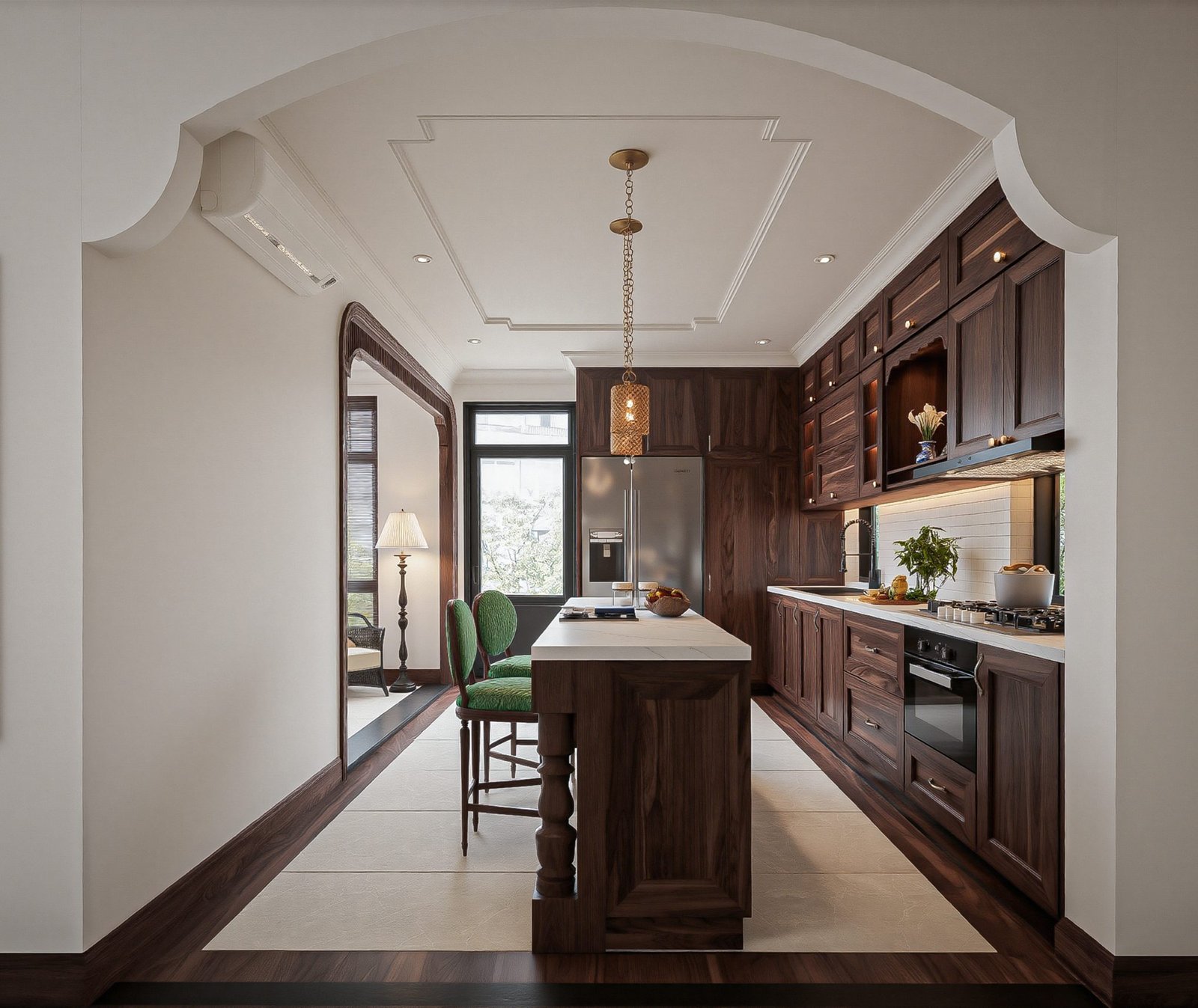 18176. تحميل النموذج الداخلي لغرفة المعيشة Sketchup Indochine مجانًا بواسطة Phan Thuc (4)