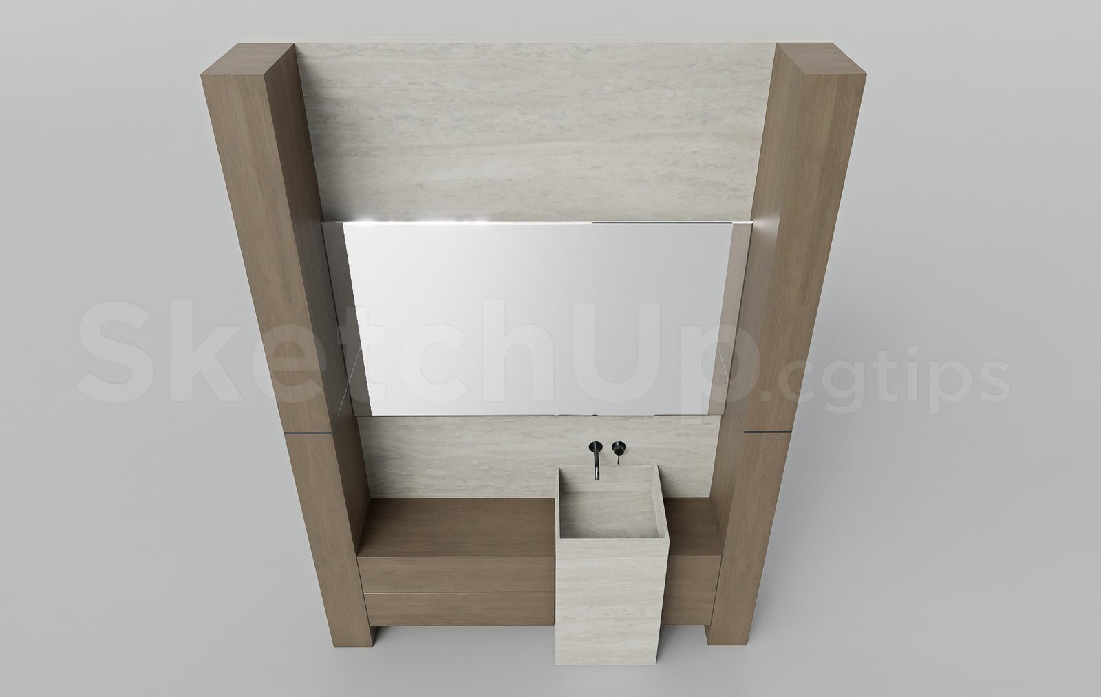 18201. تنزيل نموذج Sketchup Lavabo ثلاثي الأبعاد مجانًا (2)