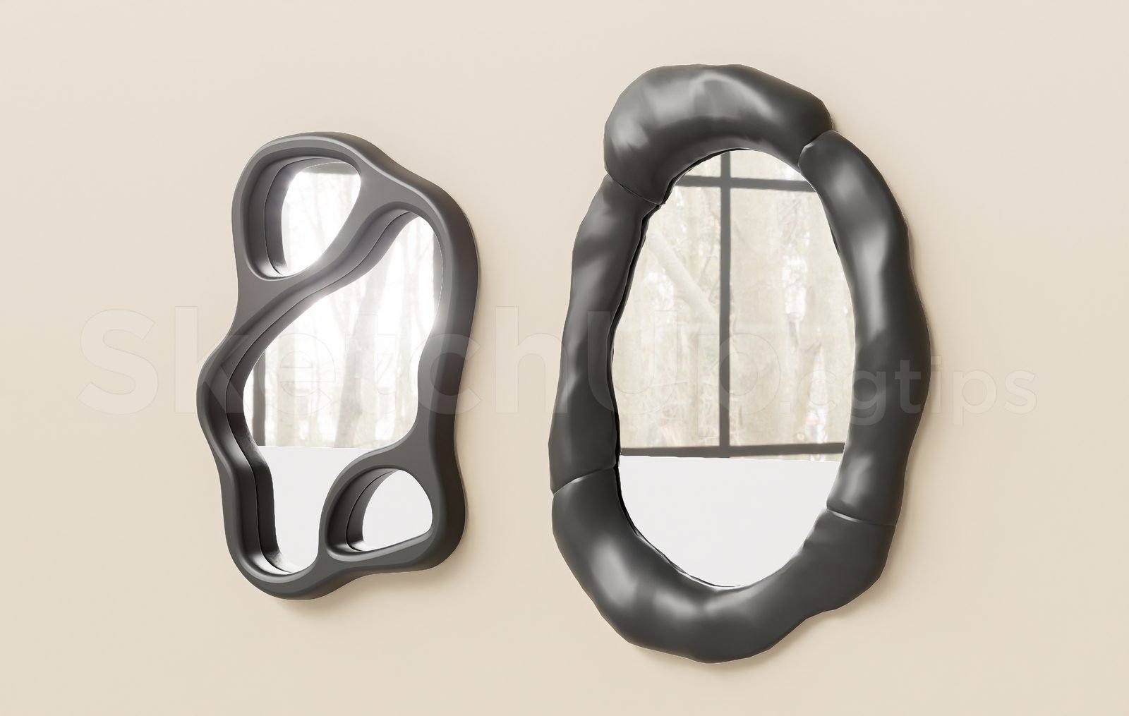 18224. تنزيل نموذج مرآة Sketchup مجانًا (1)