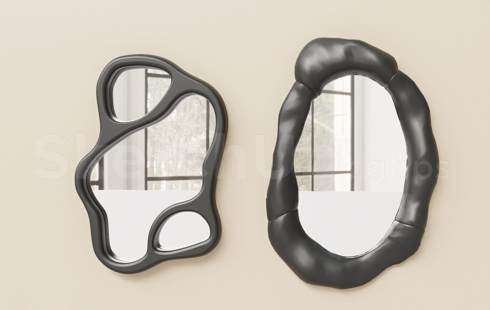 18224. تنزيل نموذج مرآة Sketchup مجانًا (2)