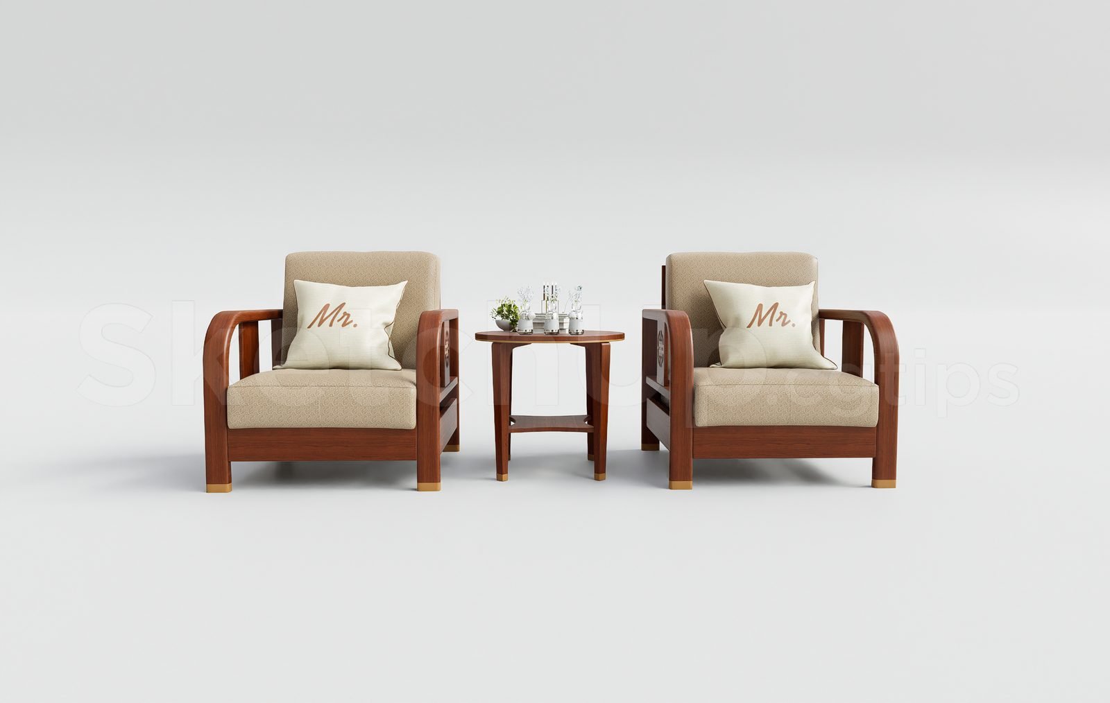 18236. تنزيل نموذج أريكة مكتب Sketchup مجانًا (2)