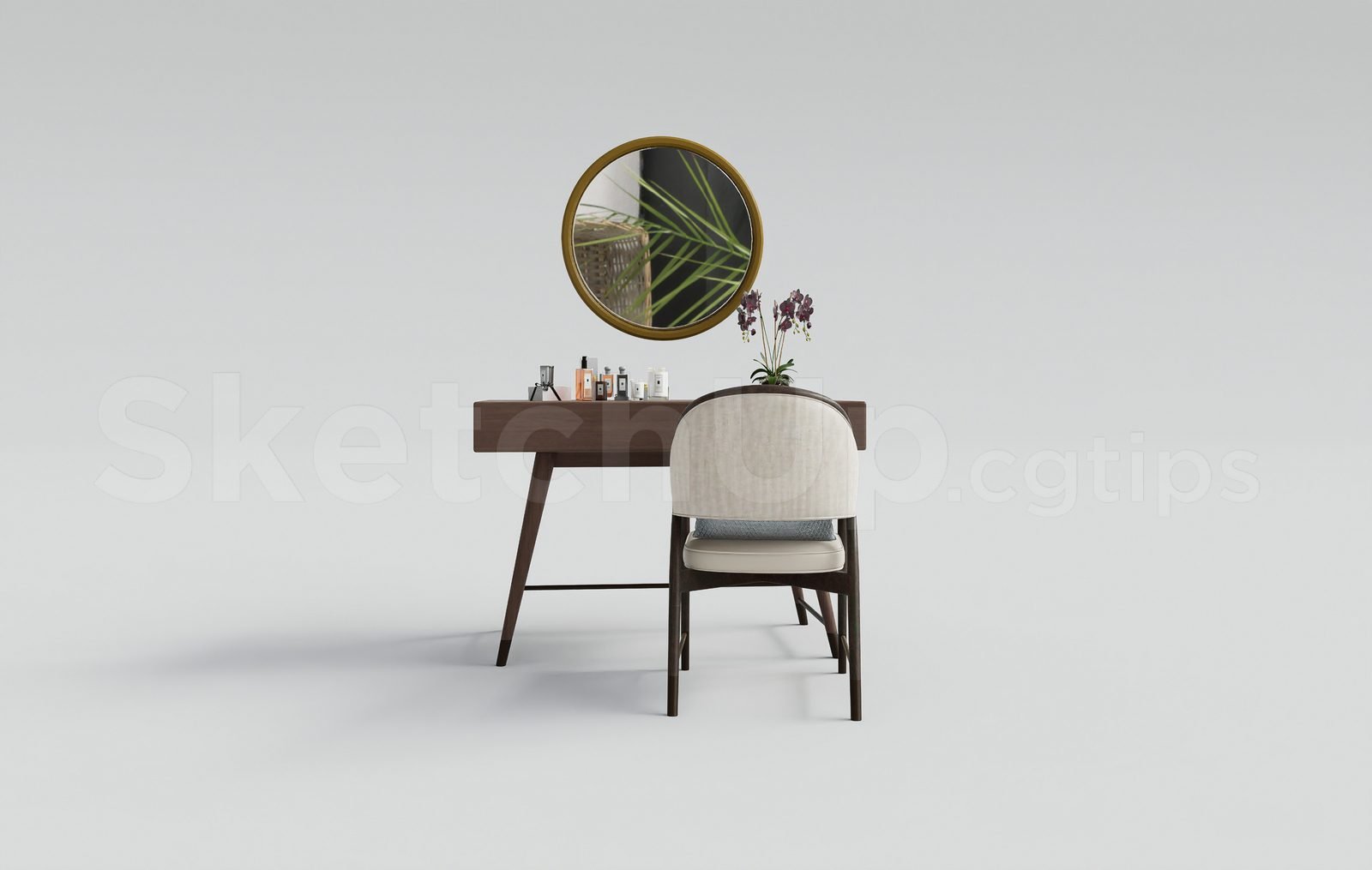 18242. طاولة مكياج نموذج ثلاثي الأبعاد سكيتش اب مجاني (1)