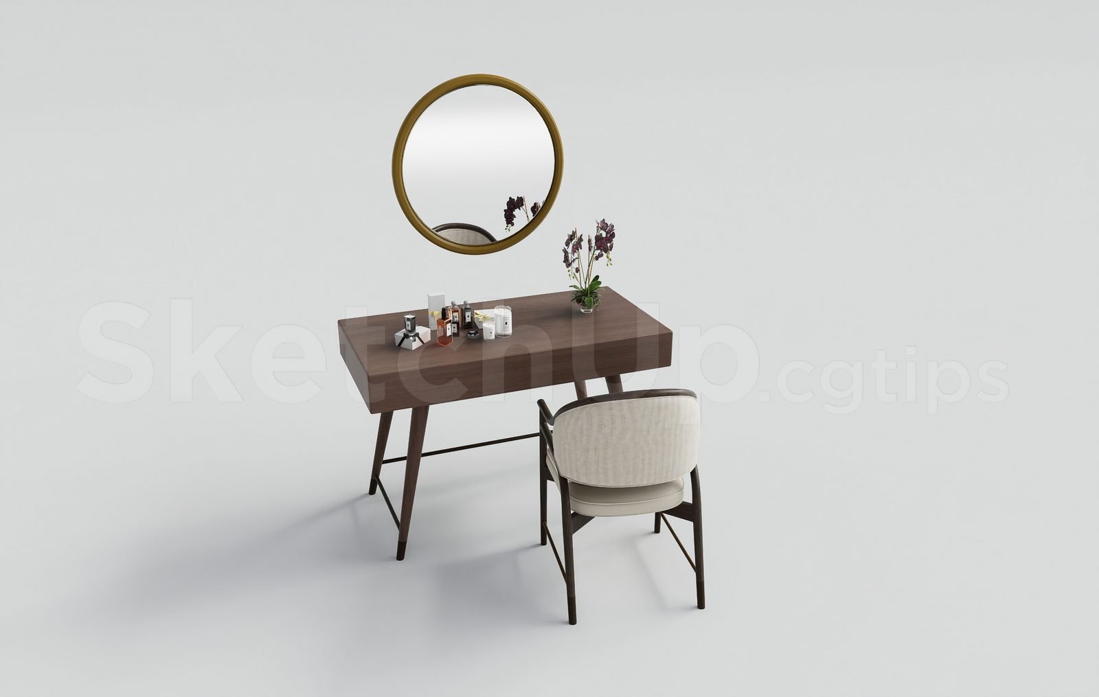 18242. طاولة مكياج نموذج ثلاثي الأبعاد سكيتش اب مجاني (2)