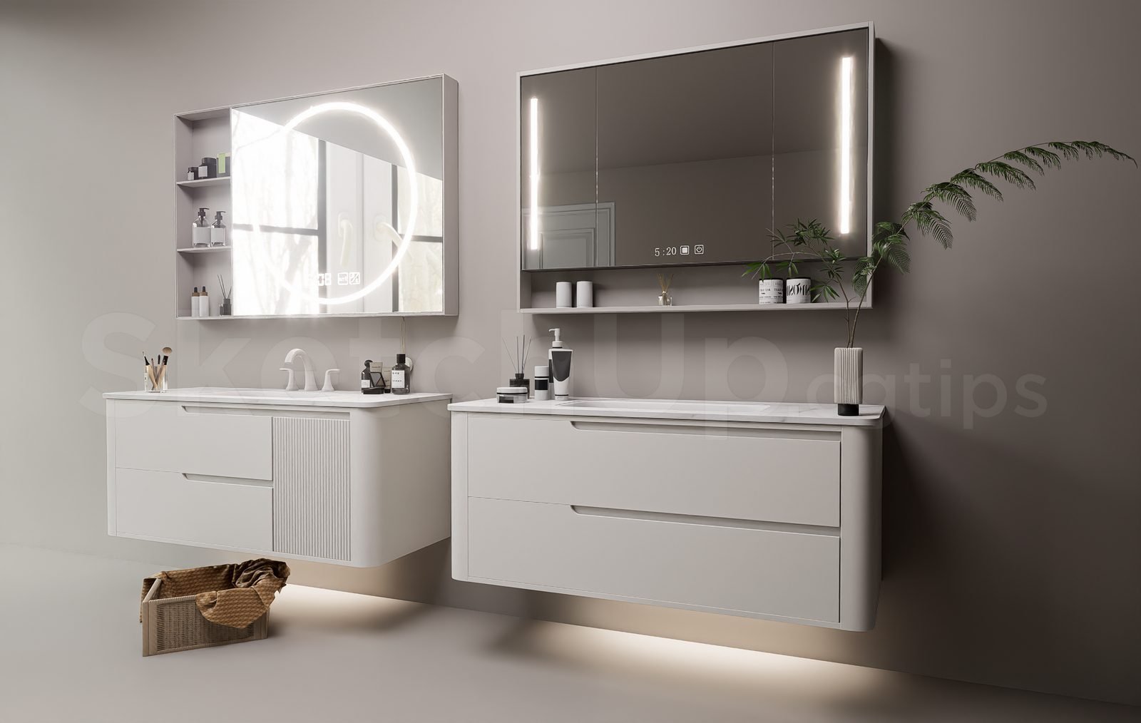 18269. تنزيل نموذج Sketchup Lavabo ثلاثي الأبعاد مجانًا (1)