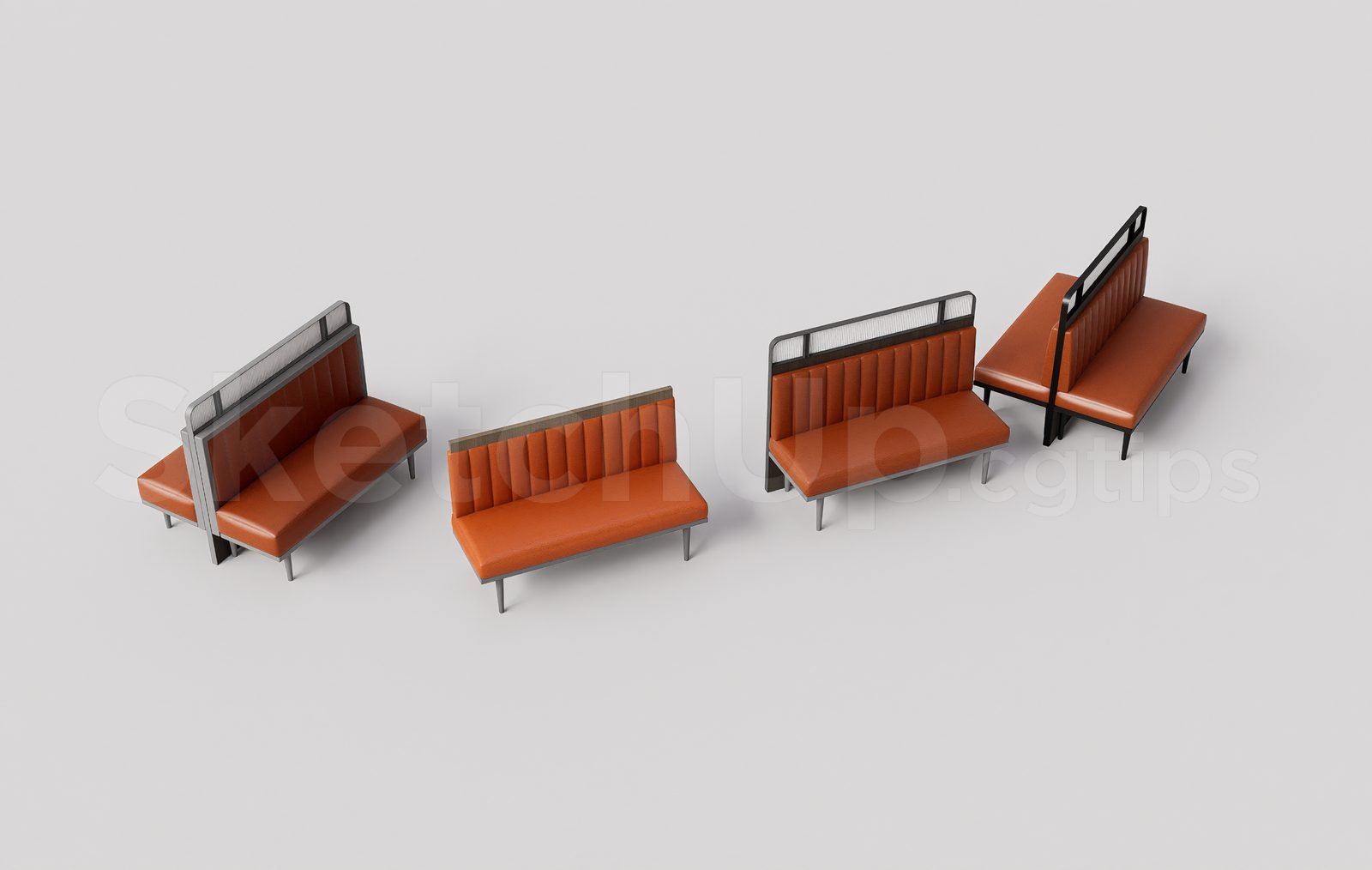 18274. تنزيل نماذج ثلاثية الأبعاد لأثاث المطاعم والمقاهي من Sketchup (2)