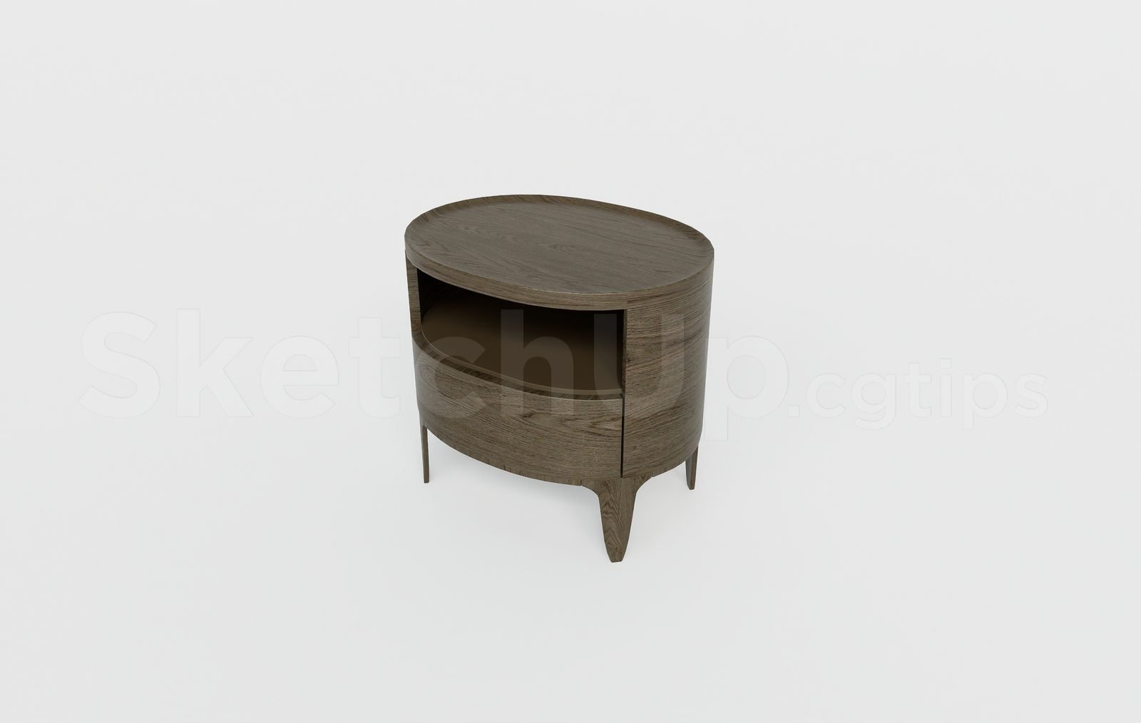 18276. تنزيل مجاني لطاولة السرير الجانبية Sketchup ثلاثية الأبعاد (1)