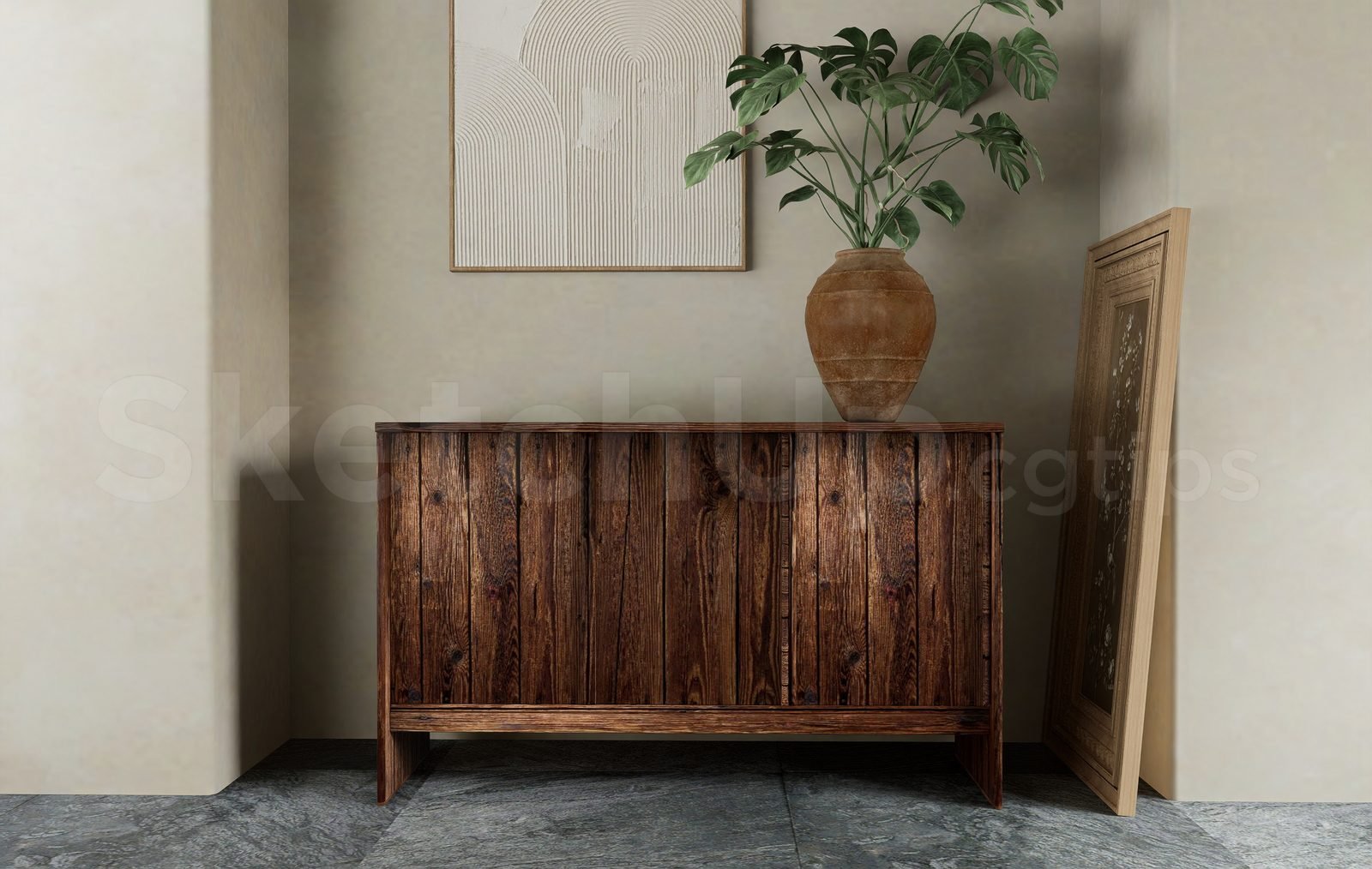 18277. تنزيل نموذج جدول وحدة التحكم Sketchup مجانًا (1)