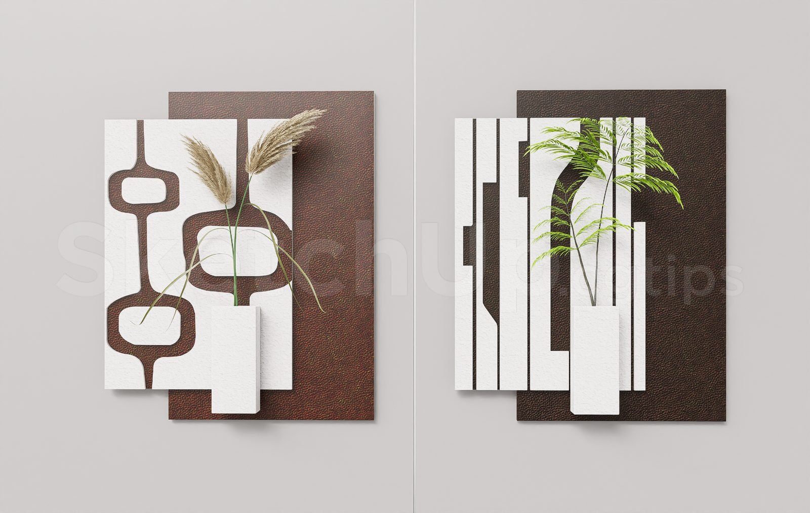 18292. تنزيل نموذج Sketchup لتزيين الجدران مجانًا (2)