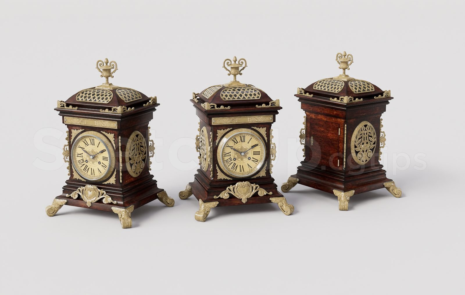 18296. نموذج ساعة Sketchup - تنزيل مجاني ثلاثي الأبعاد (2)