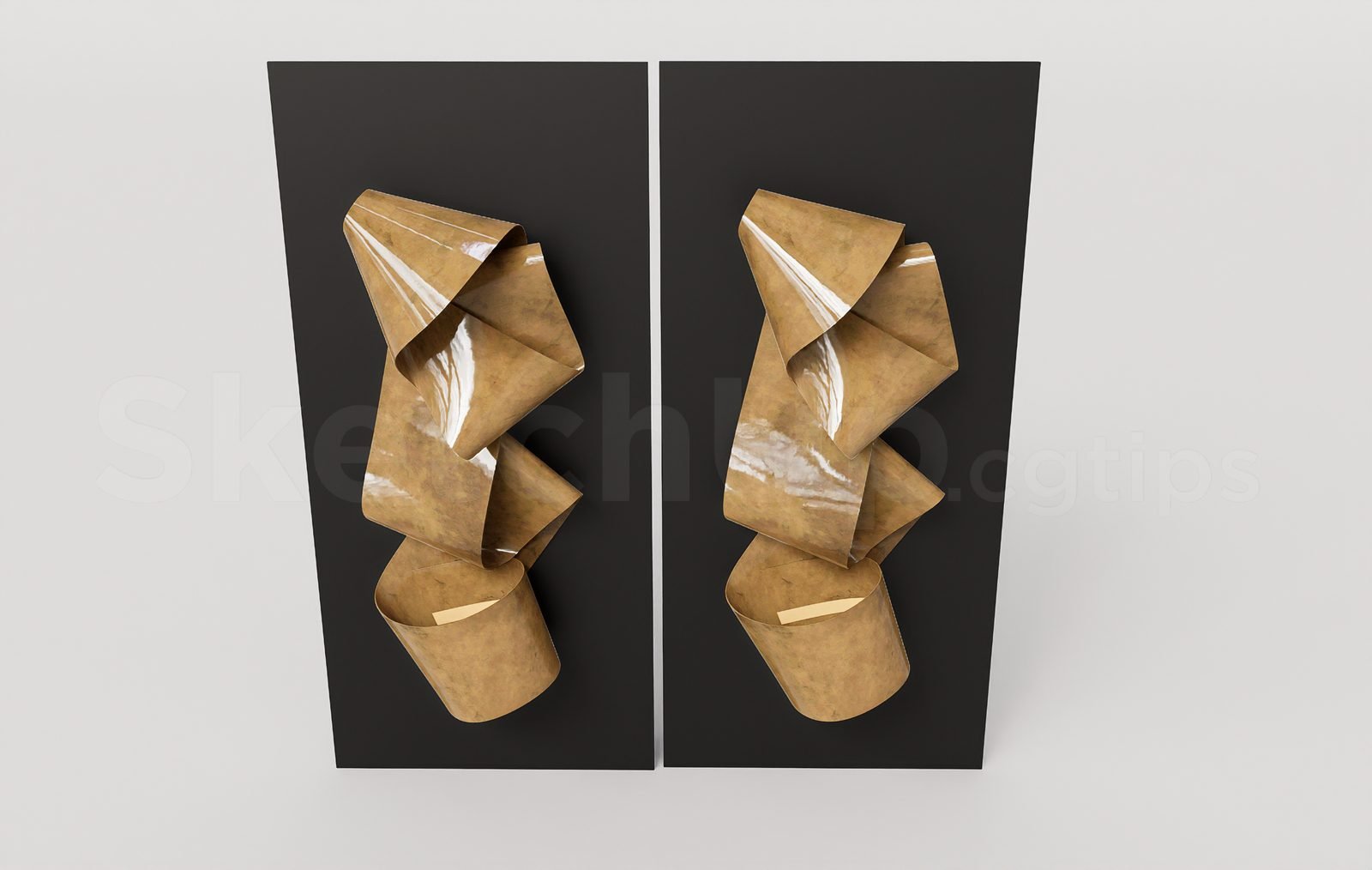 18390. تنزيل نموذج Sketchup لتزيين الجدران مجانًا (2)